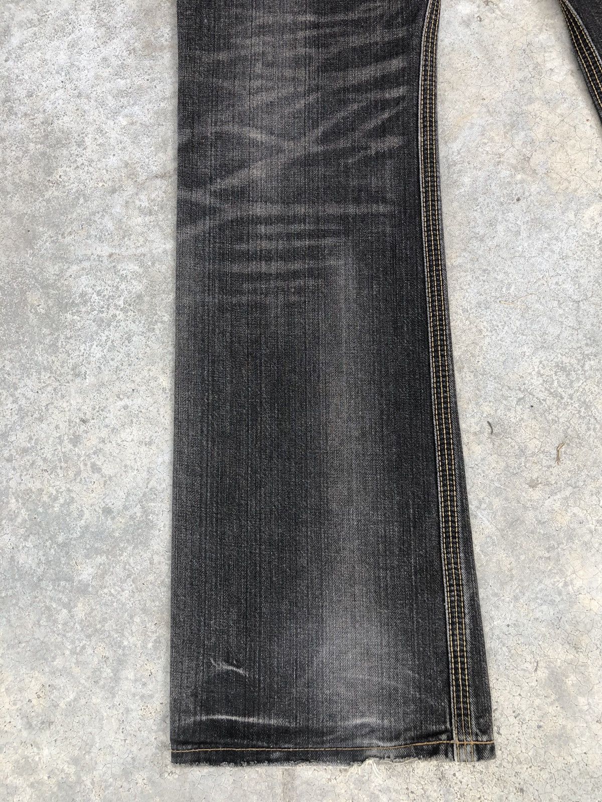 If Six Was Nine Japanese Edwin XV Flared Jeans Distressed buckle back jeans Size US 32 / EU 48 - 13 Thumbnail