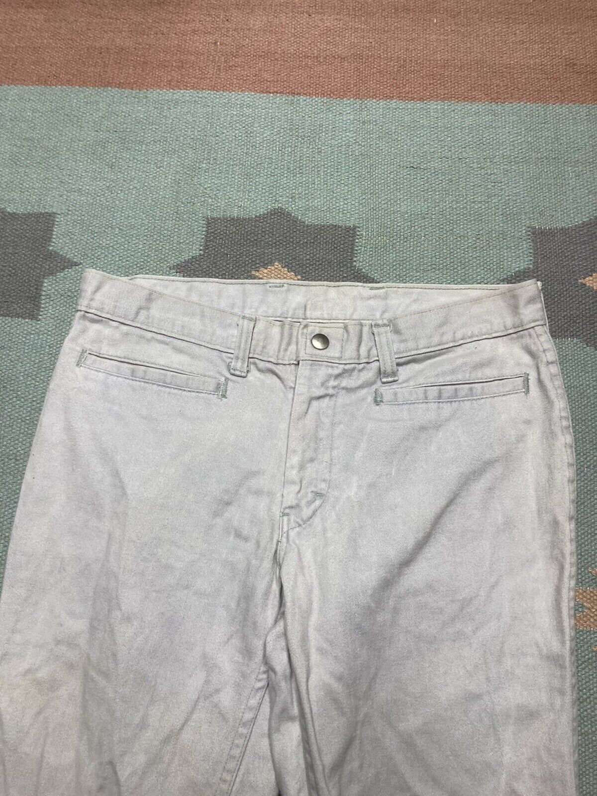 Vintage 70s elephant bell bottom flare pants moleskin Male 31x31 Size US 31 - 9 Thumbnail