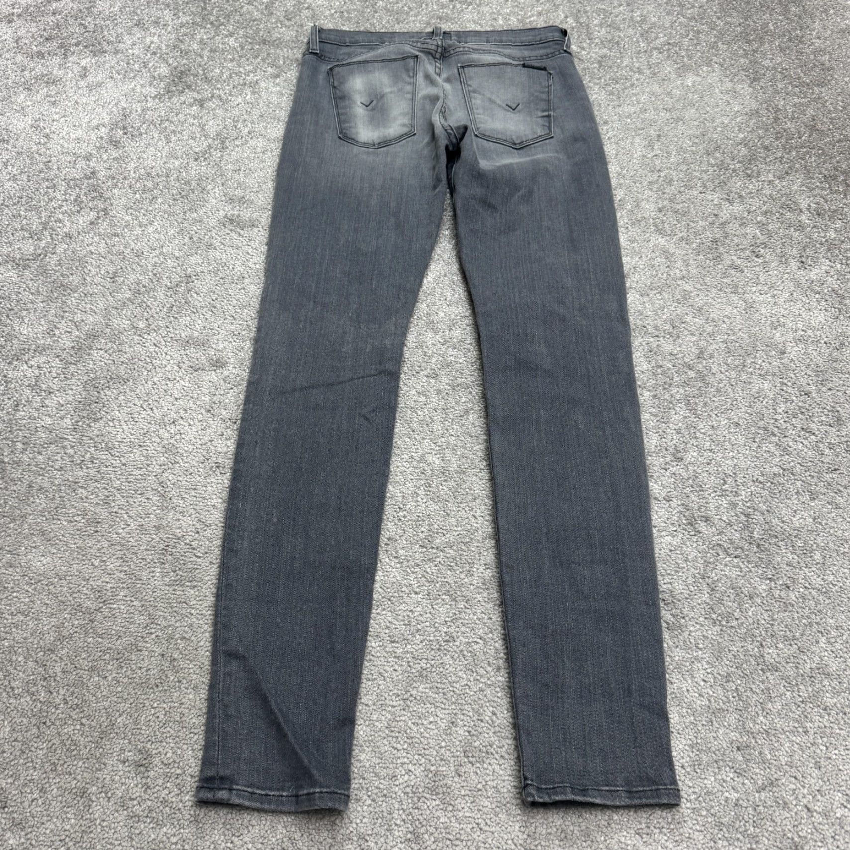 Hudson HUDSON Nico Jeans Denim Skinny Mid Rise Women 26 Gray Stone Wash 28x30 City Streetwear Modern Size 26" / US 2 / IT 38 - 2 Thumbnail