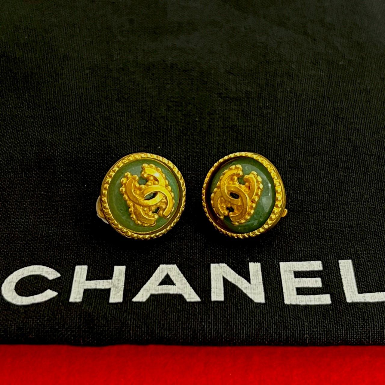 Chanel Chanel Chanel Vintage Coco Mark Earrings Metal Earrings 96A DUTY FREE for USA Size ONE SIZE - 1 Thumbnail