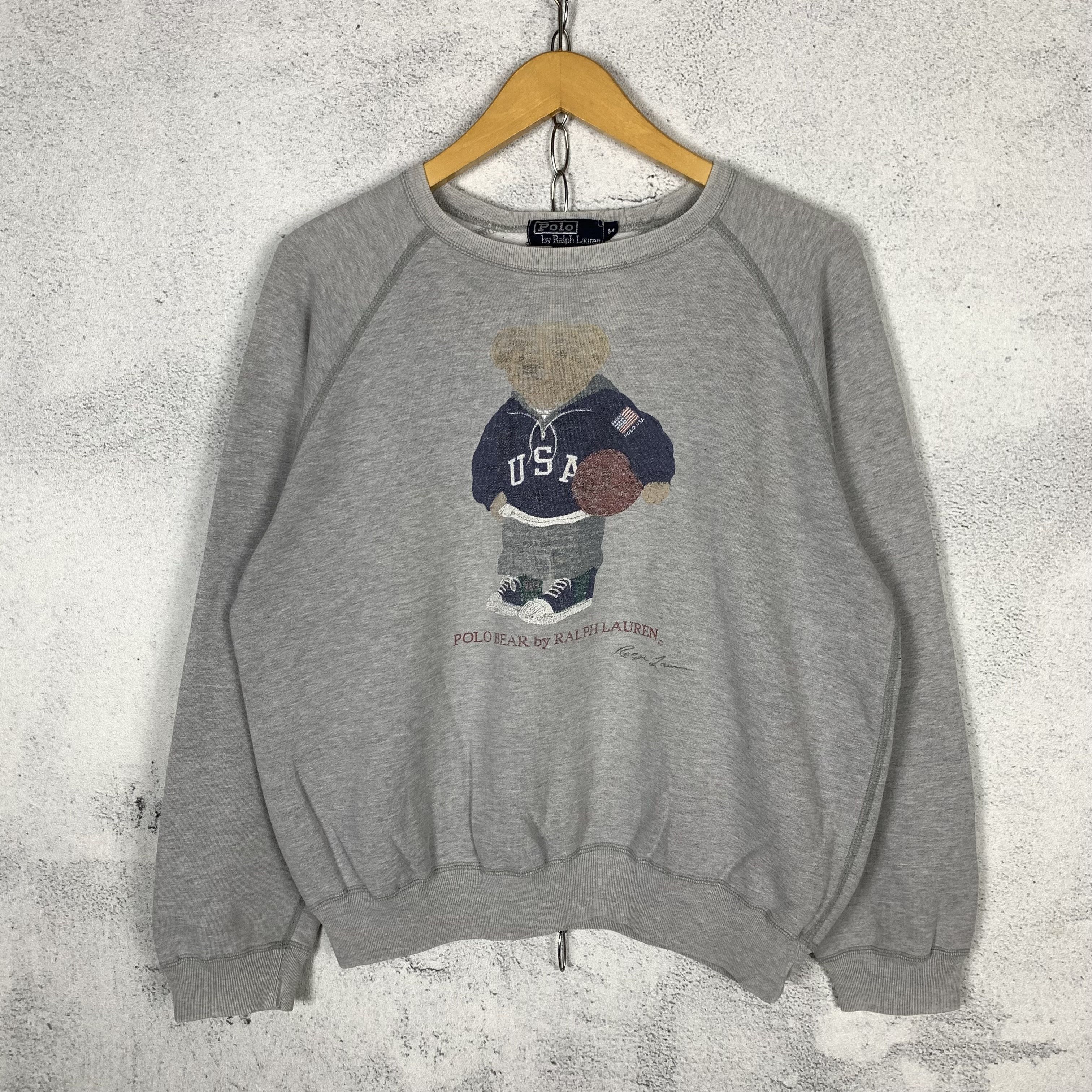 Polo Ralph Lauren Vintage Polo Bear Ralph Lauren Sweatshirt Crewneck Size US S / EU 44-46 / 1 - 1 Thumbnail