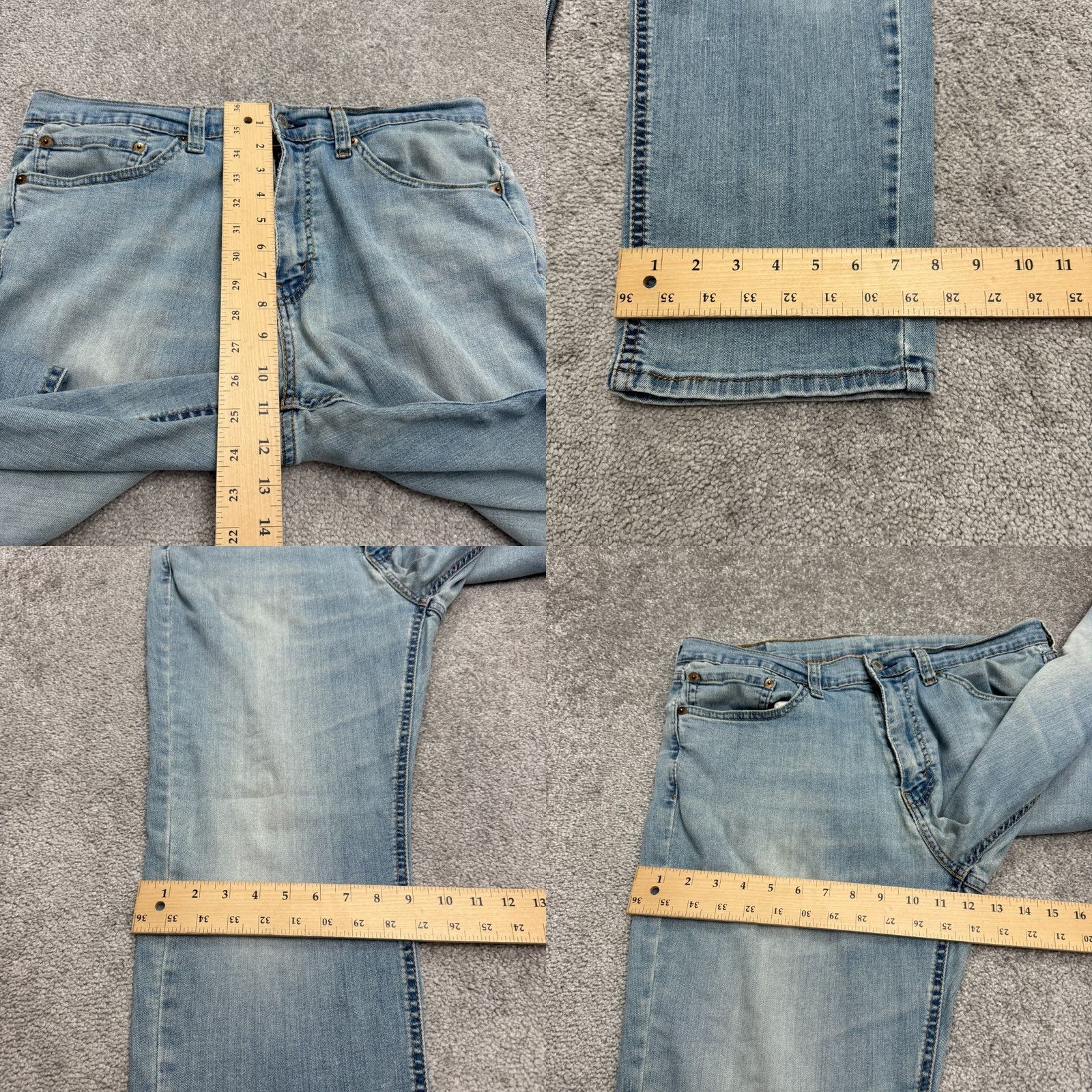 Levi's Levi's 541 Athletic Fit Straight Denim Jeans Mens 34x30 Blue Light Wash Casual Shirt Pants? Size US 30 / EU 46 - 10 Thumbnail