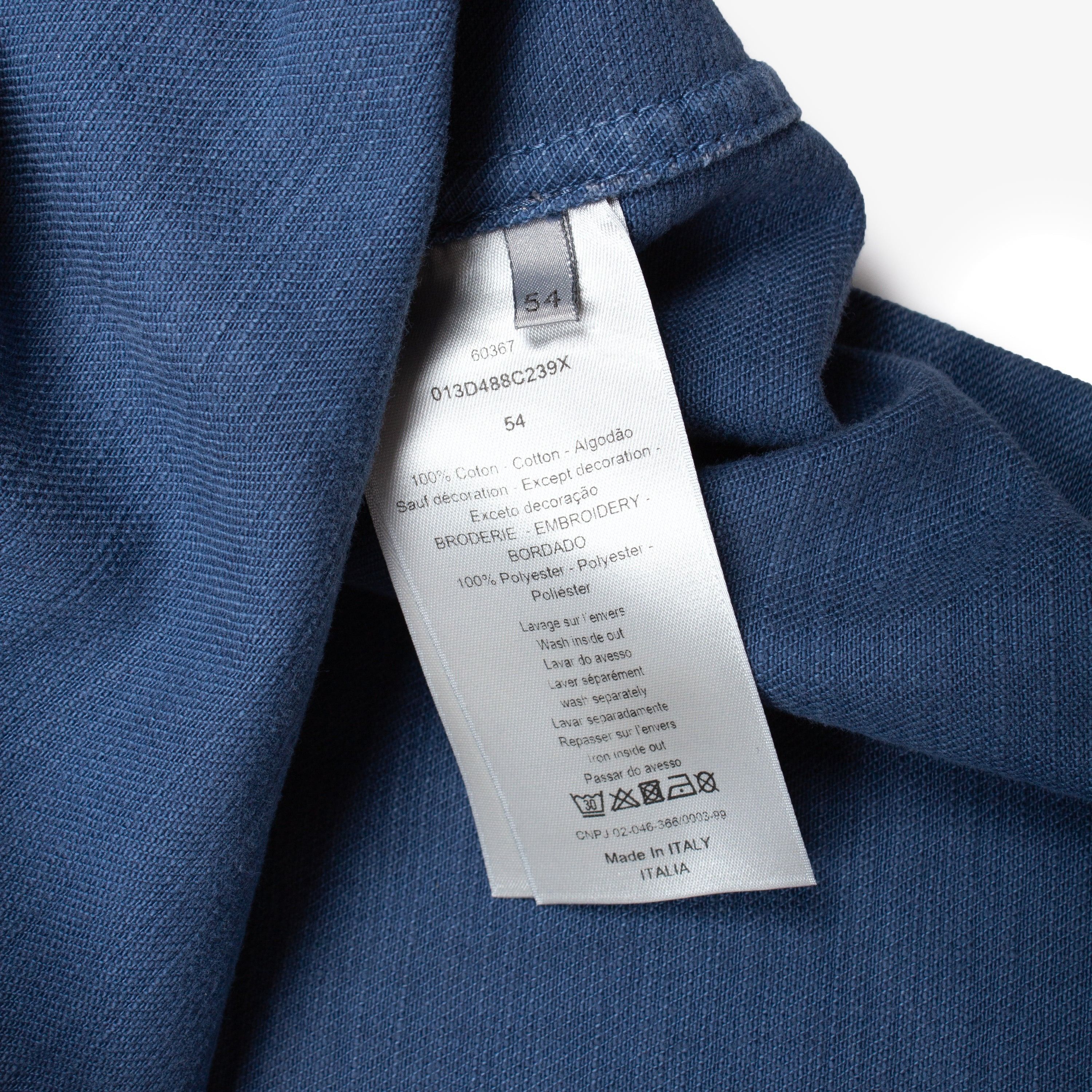Dior DIOR FRENCH DENIM WORK JACKET Size US XL / EU 56 / 4 - 5 Thumbnail