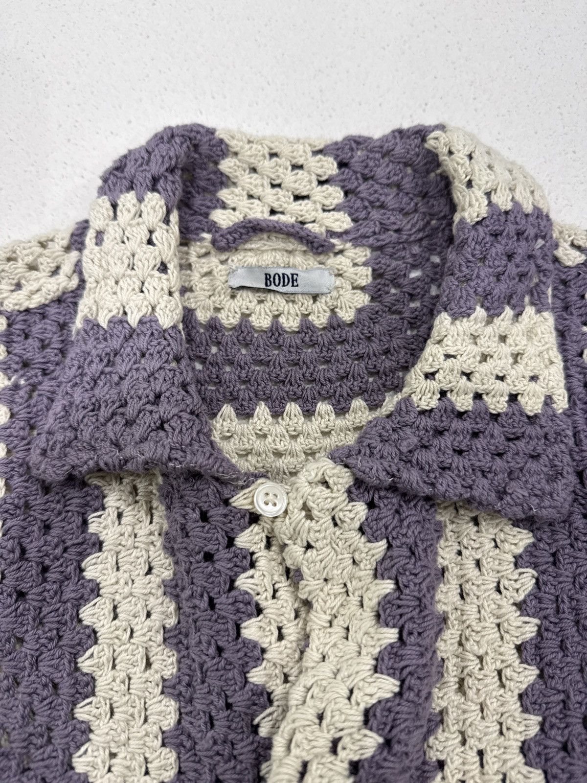 Bode Bode - Flagship crochet cotton shirt Size US S / EU 44-46 / 1 - 2 Thumbnail