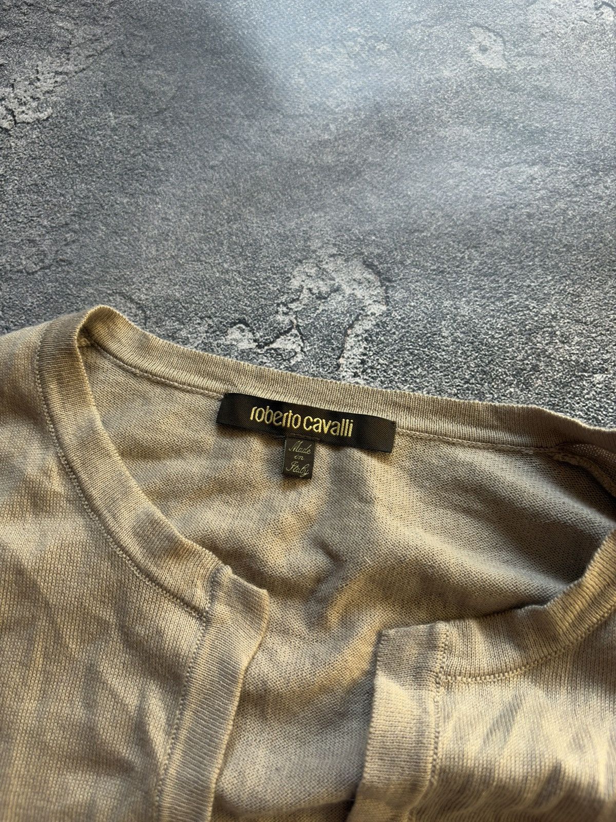 Roberto Cavalli Roberto Cavalli Luxury Cotton Cashmere Metal Logo Cardigan Size M / US 6-8 / IT 42-44 - 7 Thumbnail