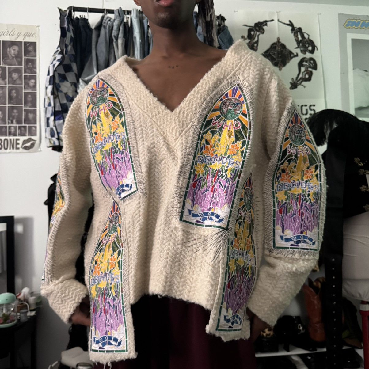 Who Decides War Who decides War Off White Sweater Size US M / EU 48-50 / 2 - 1 Thumbnail