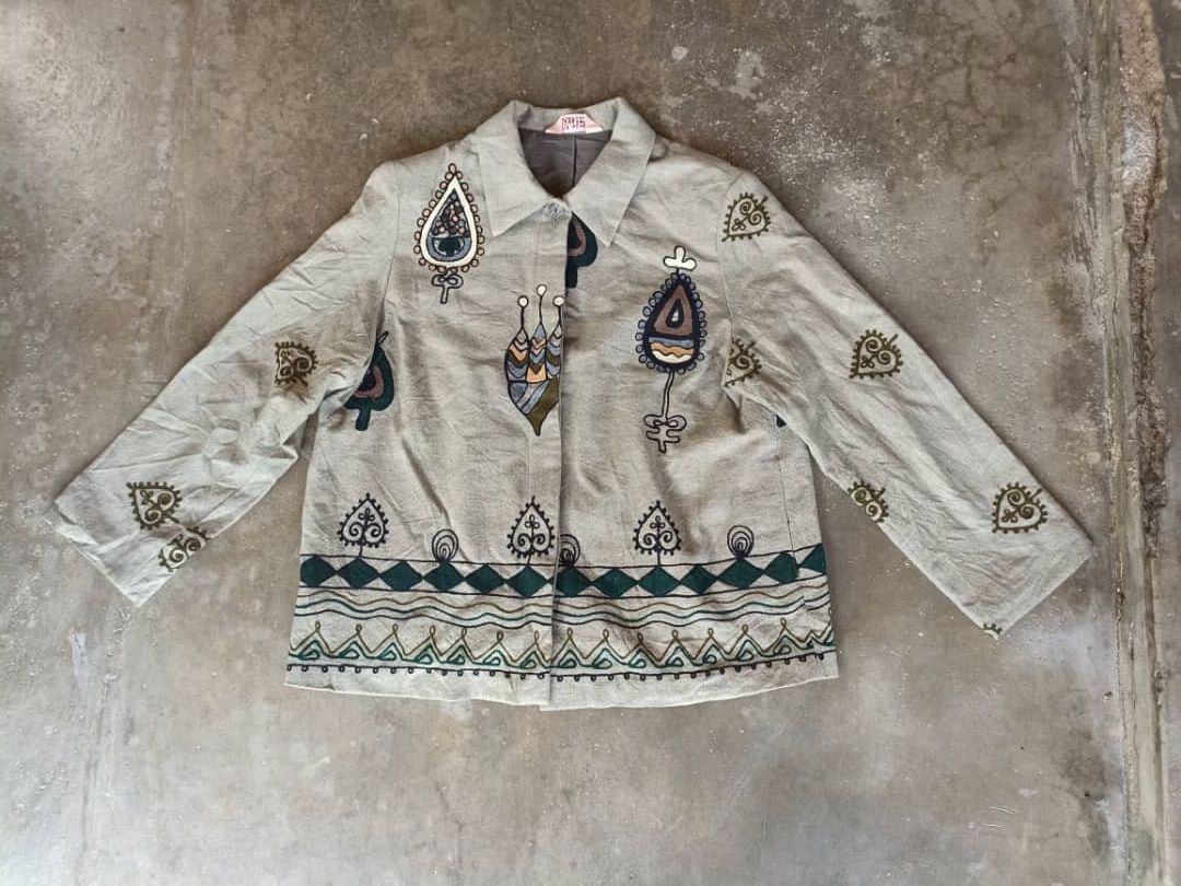 Designer × Japanese Brand × Vintage Vintage KAE Button up Jacket nice Design Size L / US 10 / IT 46 - 3 Thumbnail