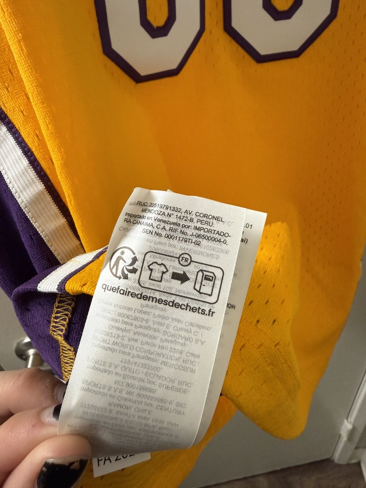 Playboi Carti NBA PLAYBOI CARTI X M&N JERSEY LOS ANGELES LAKERS 1999 Size US L / EU 52-54 / 3 - 6 Thumbnail