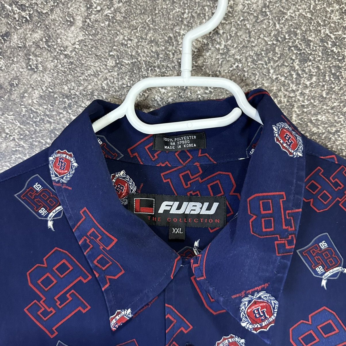 Fubu Vintage Rare Fubu Rap Monogram Shirt Size US XXL / EU 58 / 5 - 9 Thumbnail