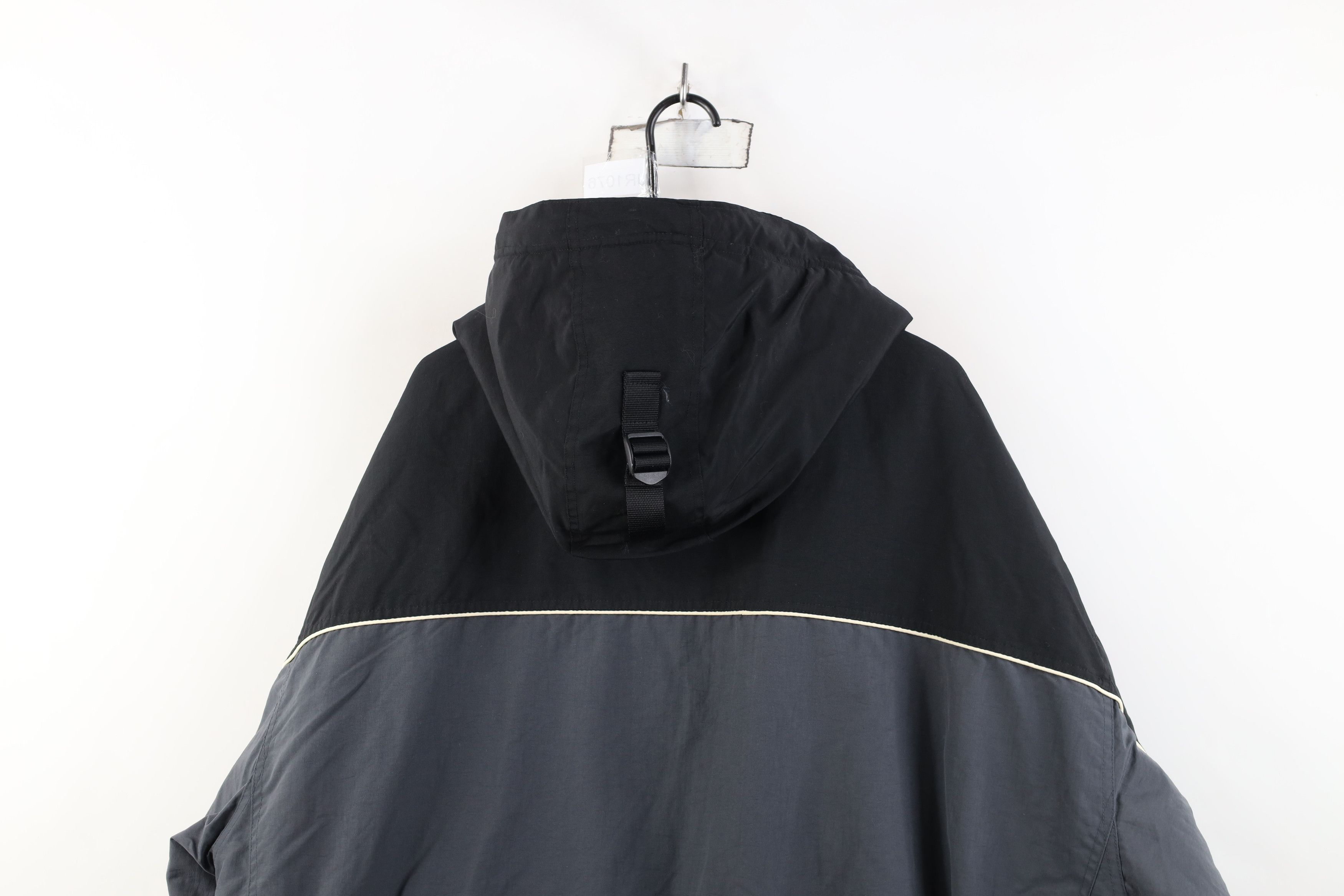 Gap Vintage 90s Gap Pile Fleece Lined Hooded Parka Jacket Gray Size US XXL / EU 58 / 5 - 16 Thumbnail
