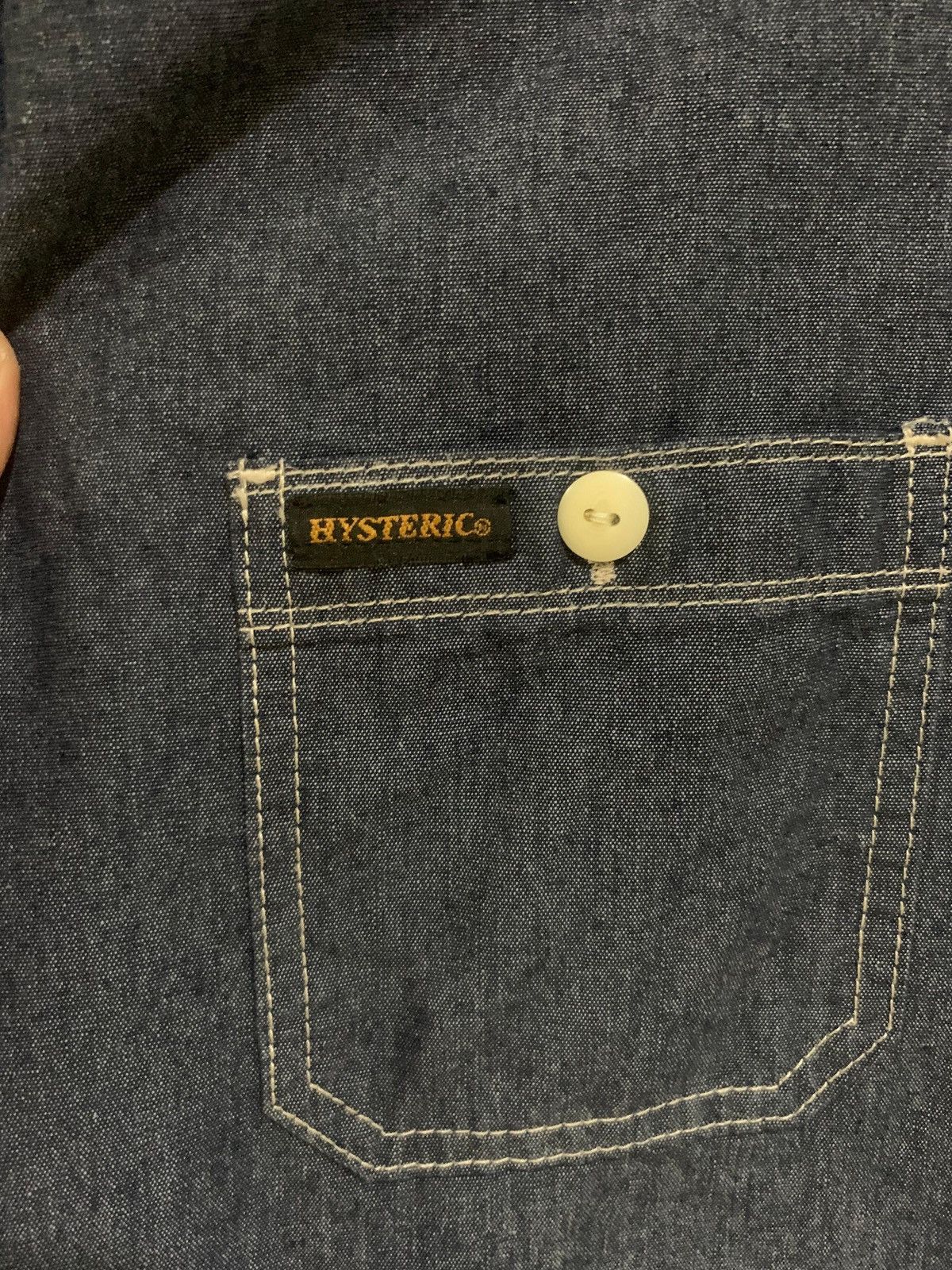 Hysteric Glamour HYSTERIC GLAMOUR CHAINSTITCH EMBROIDERY LOGO Size US XL / EU 56 / 4 - 4 Thumbnail