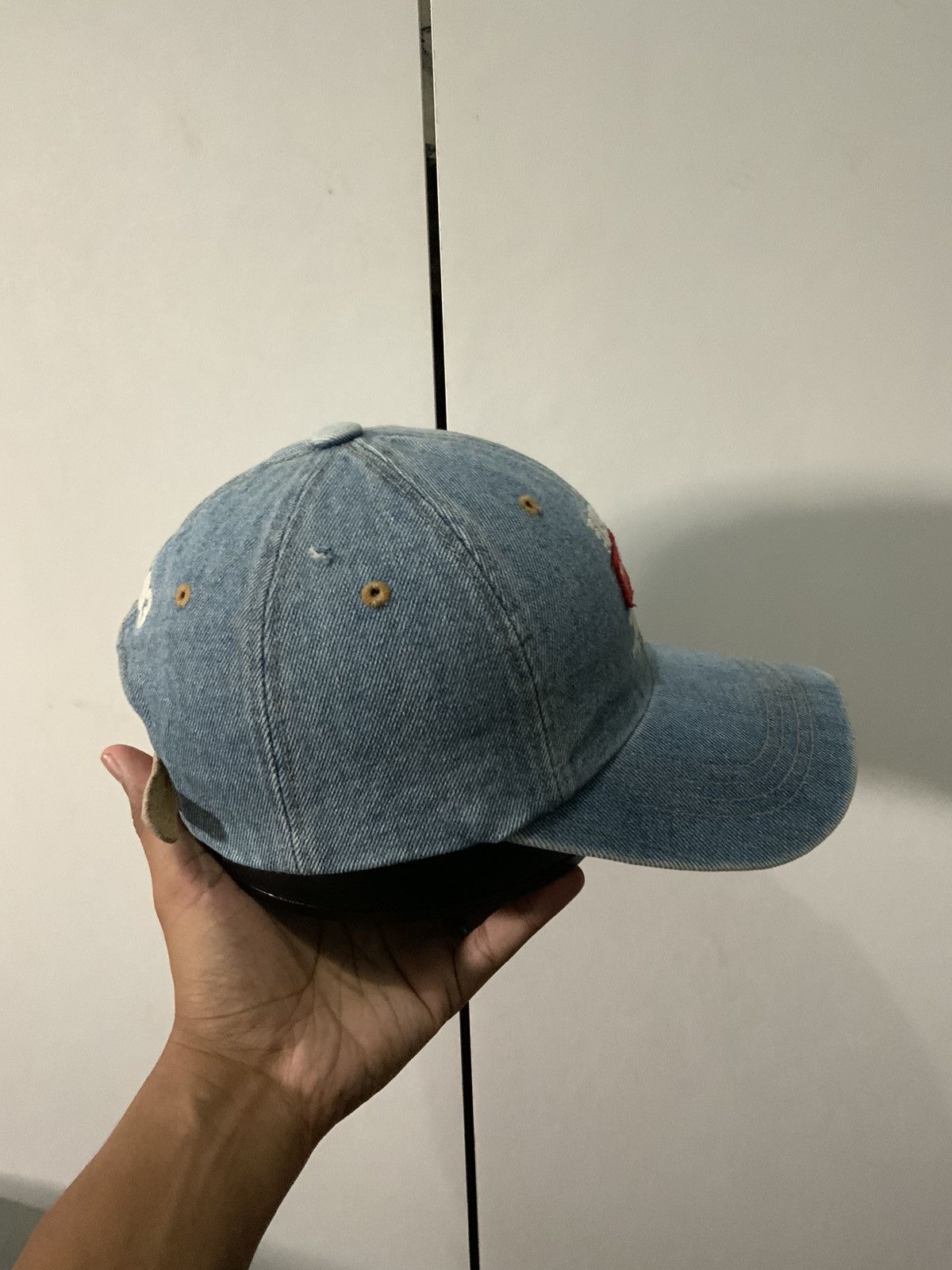 Hat Club Dosmoticusa Light Wash Denime Hat Size ONE SIZE - 4 Thumbnail