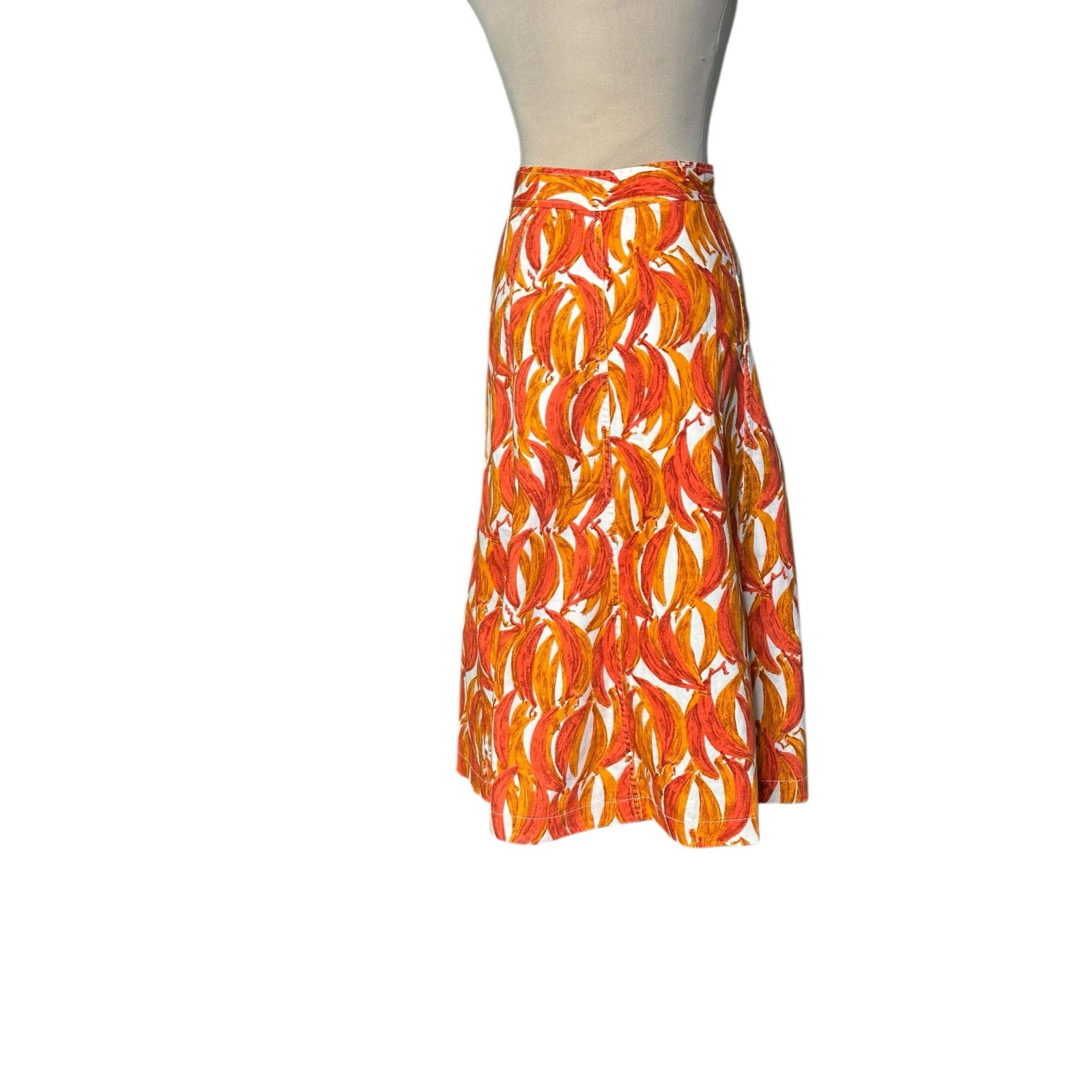 Anthropologie Anthropolgie Maeve Banana Grove Denim midi Skirt Size 12 Size 34" / US 12 / IT 48 - 11 Thumbnail