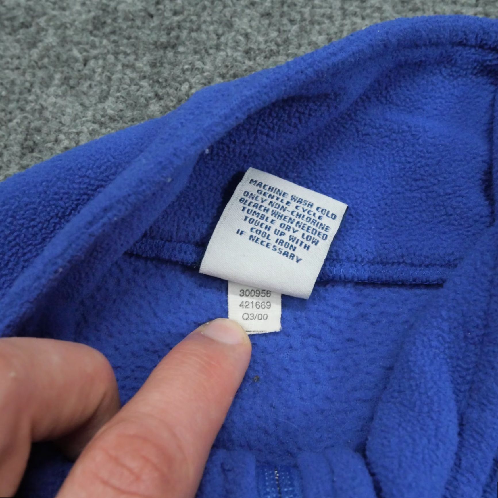 Old Navy VINTAGE Old Navy Sweatshirt Adult XL Blue 1/4 Zip Fleece Mock Neck Pullover Mens XL Regular Logo 90s? Size US XL / EU 56 / 4 - 5 Thumbnail