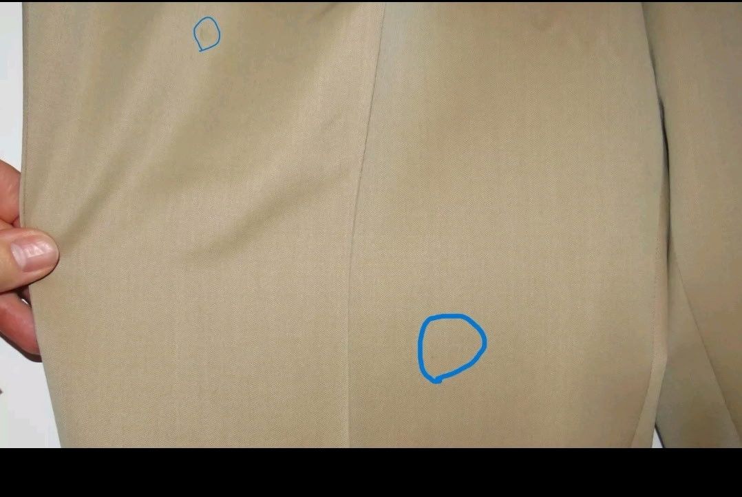 Kiton 14 Micron Blanc Blue Super 180 Solid Beige 3 Roll 2 Suit 50R Size 50R - 19 Thumbnail