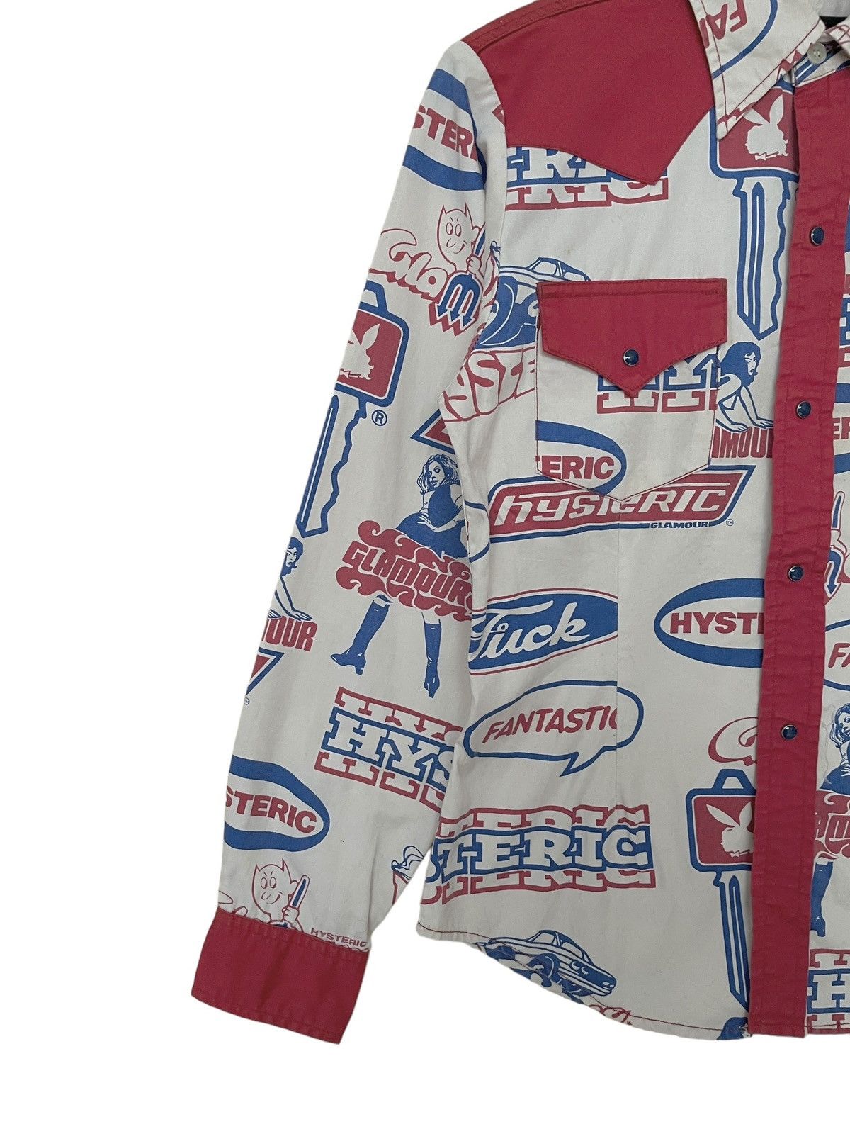 Hysteric Glamour × Japanese Brand Vintage Brand Hysteric Glamour Fullprint Shirt 1990s Size US M / EU 48-50 / 2 - 3 Thumbnail