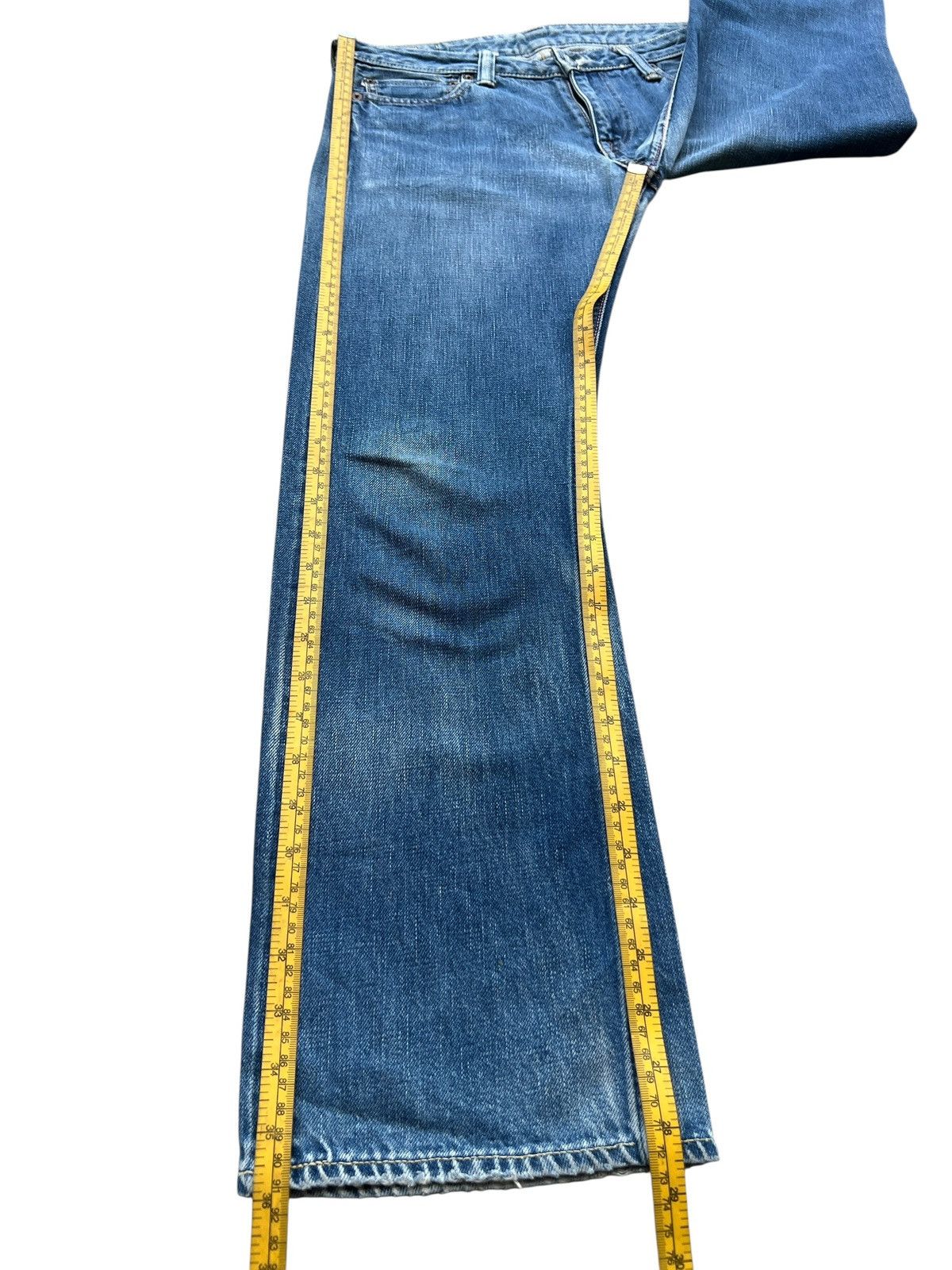 Momotaro Jeans Vintage Momotaro Selvedge Faded Lowrise Denim Jeans Size 31" - 13 Thumbnail