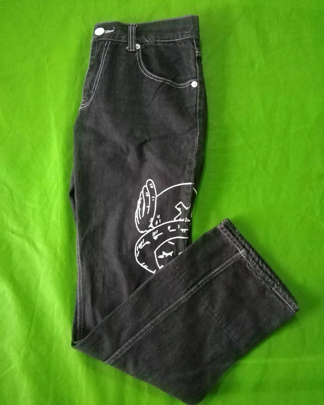 Anime × Japanese Brand × One Piece One Piece Chopper Art Denim Jeans Anime Long Pants Size US 31 - 2 Thumbnail