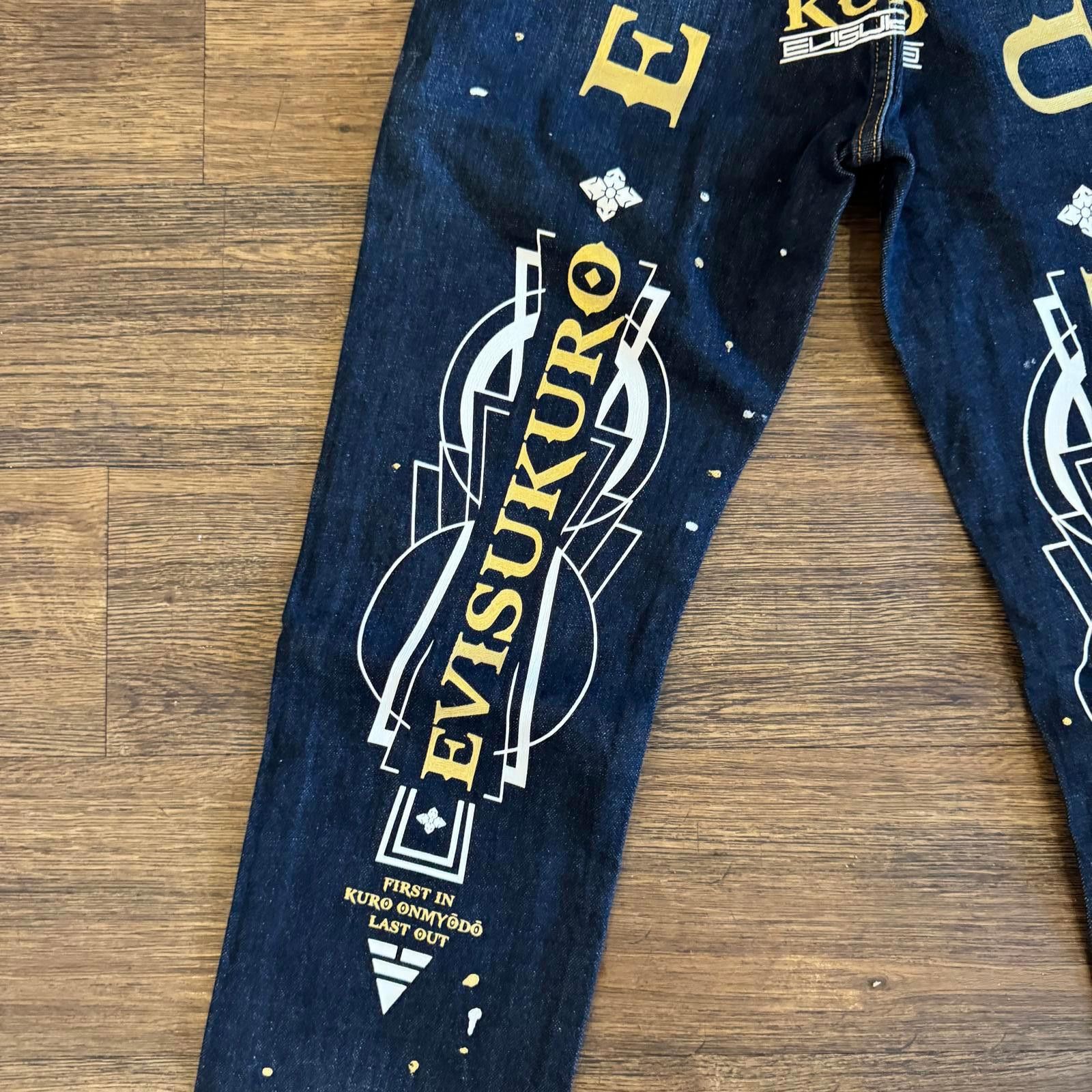 Evisu Evisu Kuro Daicock Jeans Size US 26 / EU 42 - 2 Thumbnail