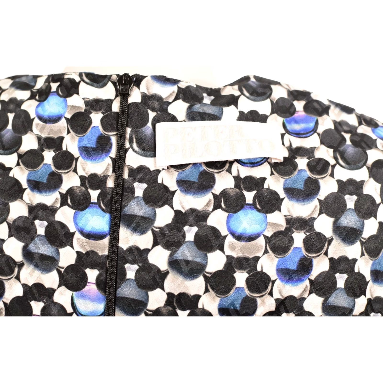 Peter Pilotto Peter Pilotto All-Print Short Sleeve Silk Blouse Top Size 8 Multicolor Womens Blouse Silk 8 Size M / US 6-8 / IT 42-44 - 7 Thumbnail