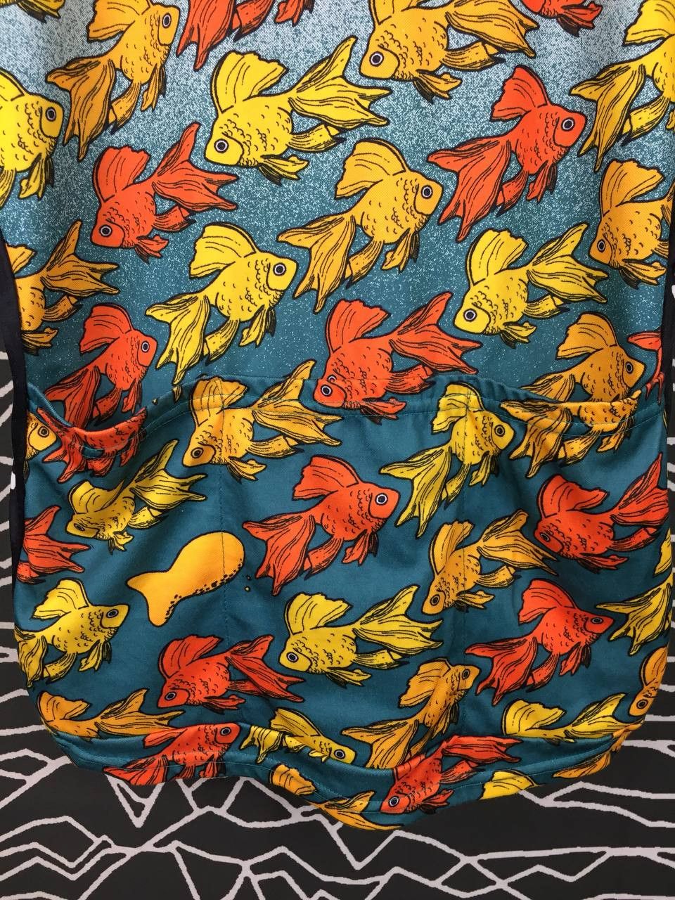 Vintage Primal Wear "GirlsCool" Goldfish Retro Cycling Jersey Size M / US 6-8 / IT 42-44 - 8 Thumbnail
