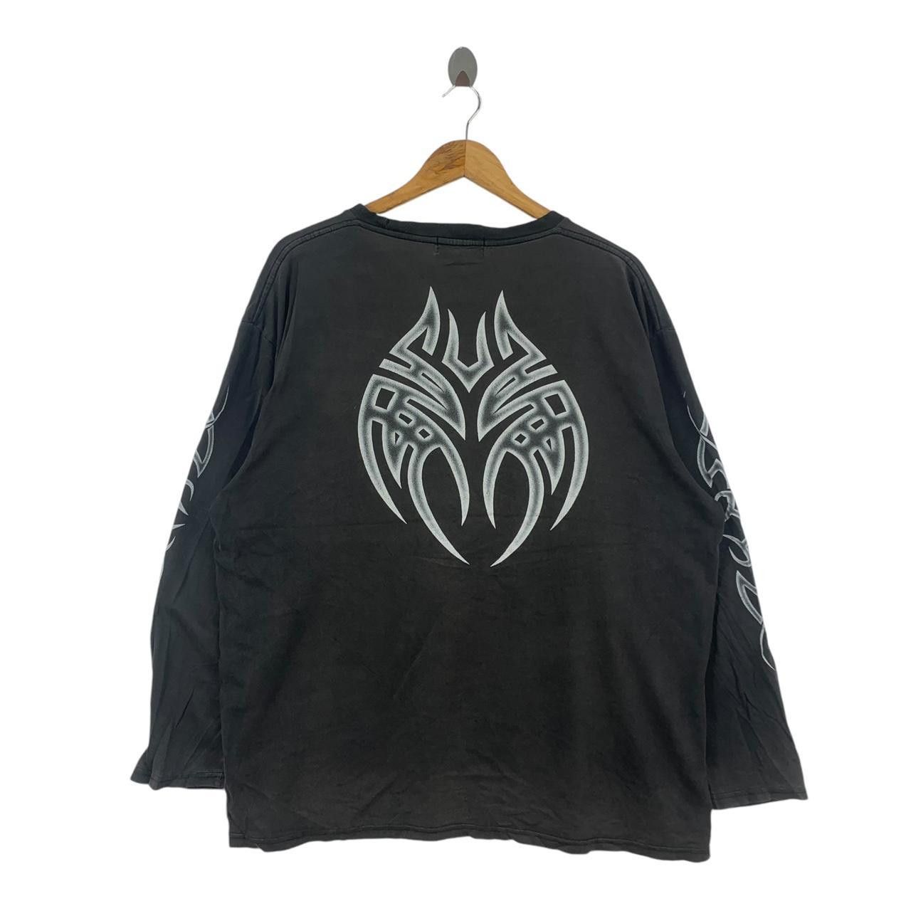 Vintage Vintage CROSSKEYS USA TATTOO Logo Gothic Tee Shirt Top Size 3XL / US 20-22 - 4 Thumbnail