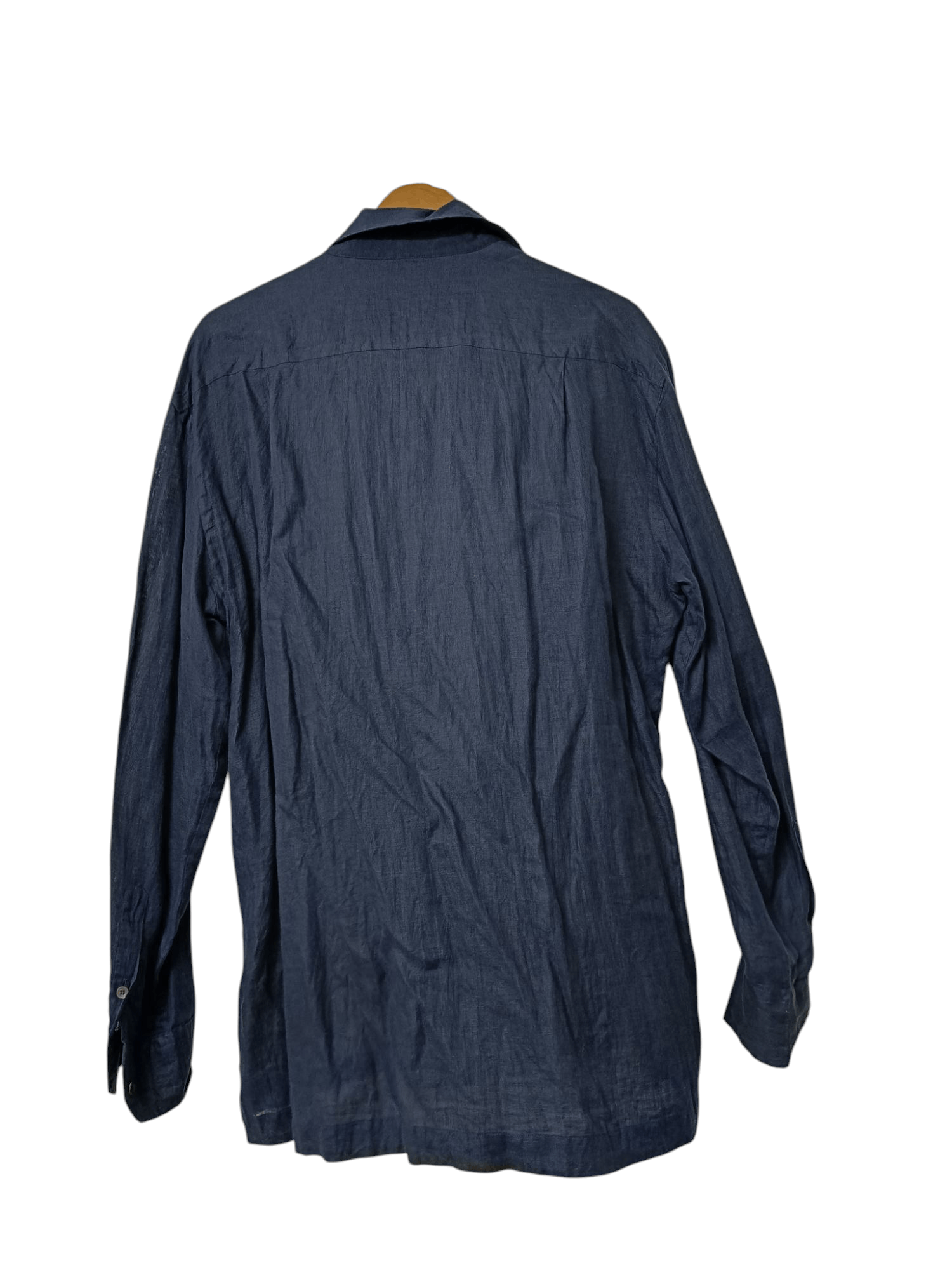 Cortigiani Cortigiani luxury linen long sleeve shirts Size US L / EU 52-54 / 3 - 2 Thumbnail