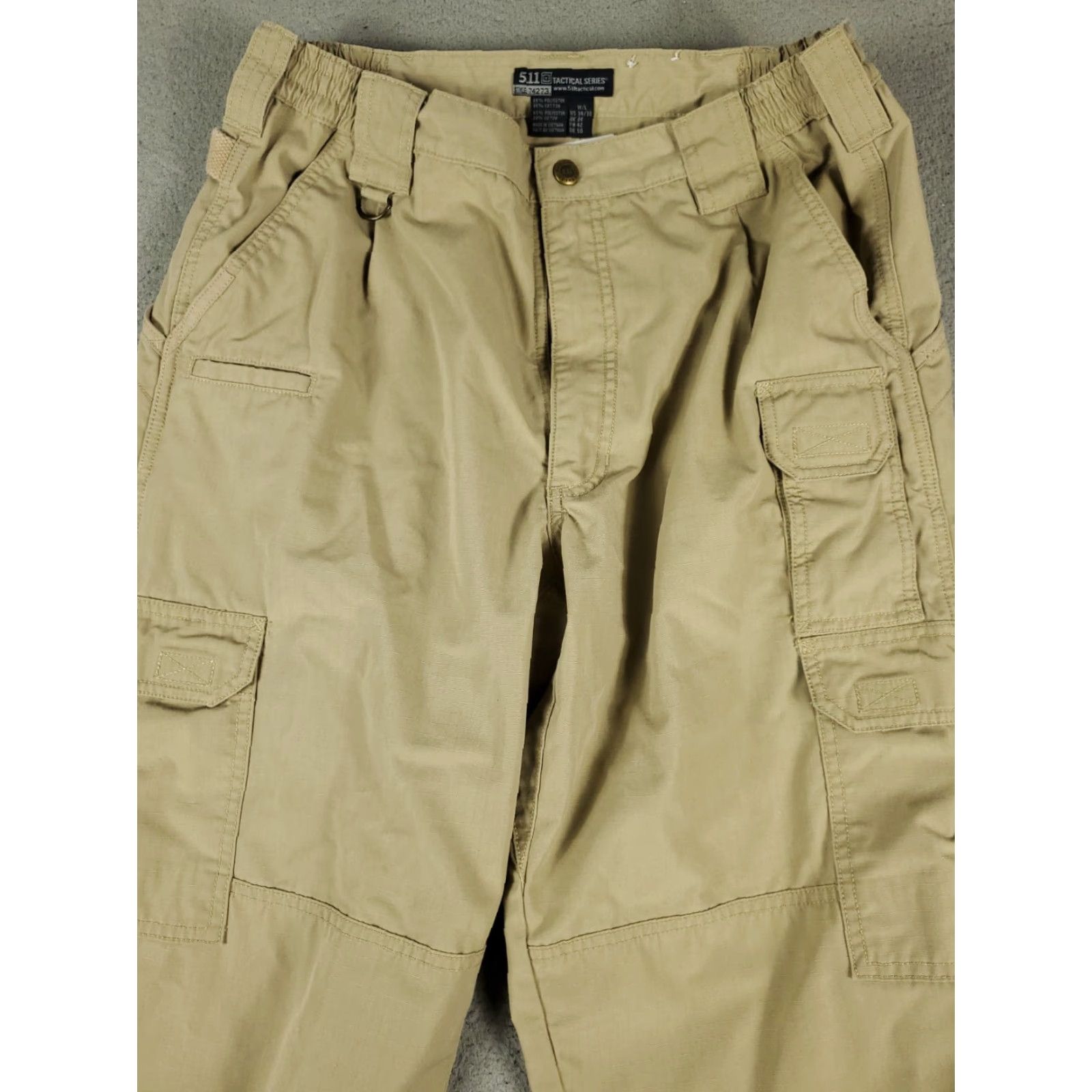 Vintage 5.11 Tactical Cargo Pants Mens Size 34x30 Beige Outdoor Workwear Trousers Size US 34 / EU 50 - 2 Thumbnail