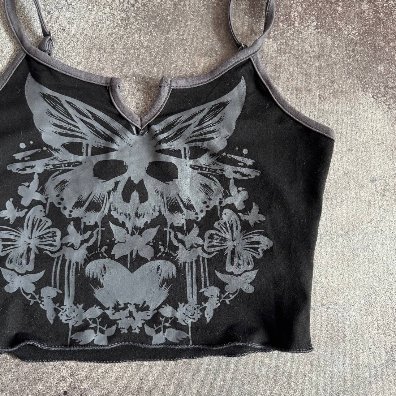 20471120 × Vintage Super Sexy Glamour Punk Rave Opium Vintage Tank Top Size S / US 4 / IT 40 - 5 Thumbnail