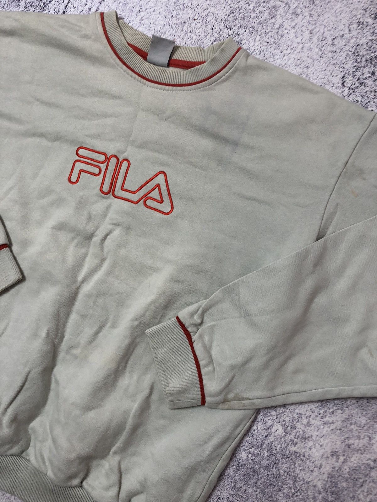 Fila × Vintage Men’s vintage sweater Fila size M y2k drill sport Size US M / EU 48-50 / 2 - 4 Thumbnail