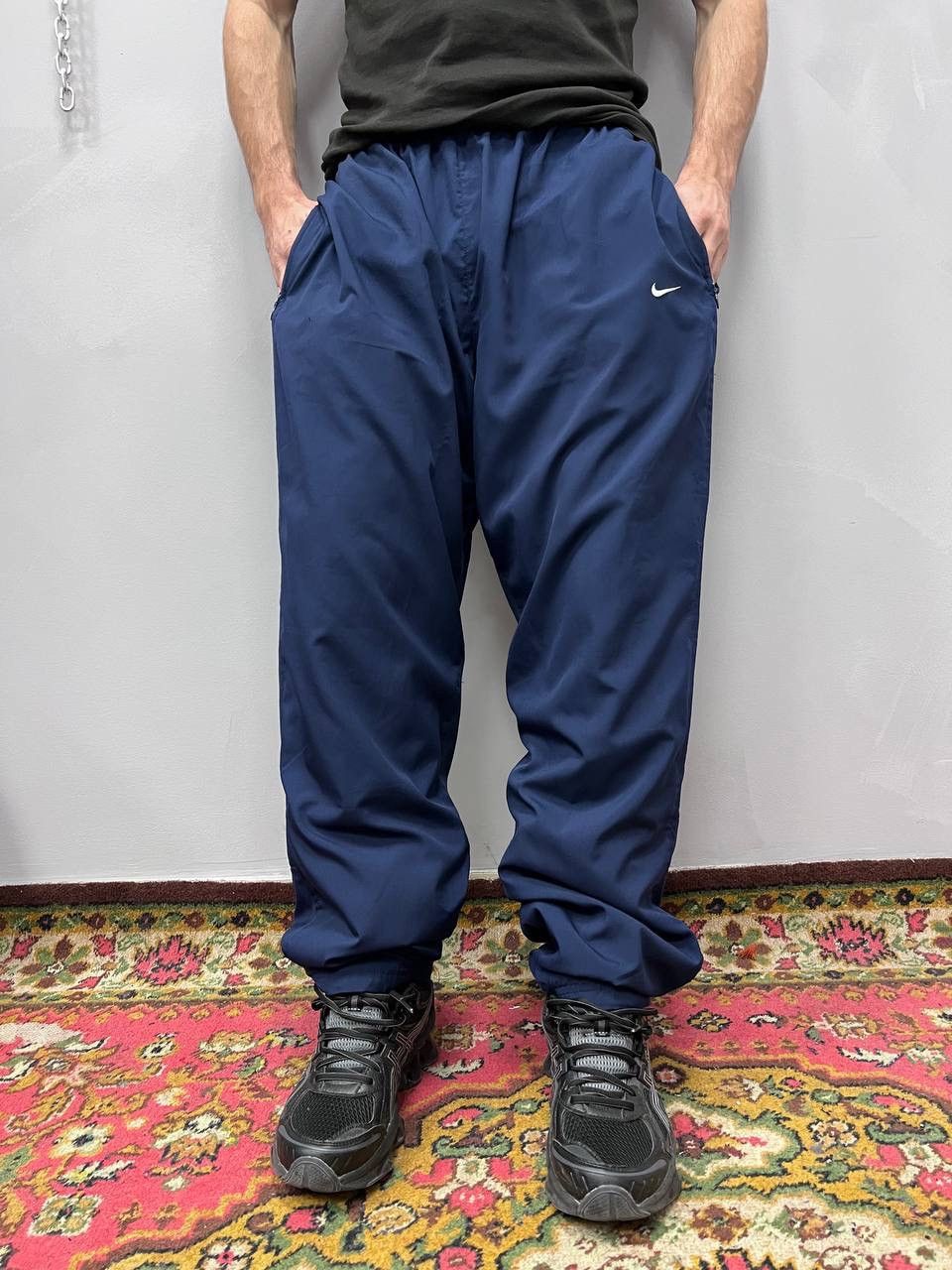Nike × Nike ACG × Vintage Rare Vintage Nike Drill Track Pants TN Swoosh Air Y2K Size US 33 - 2 Thumbnail