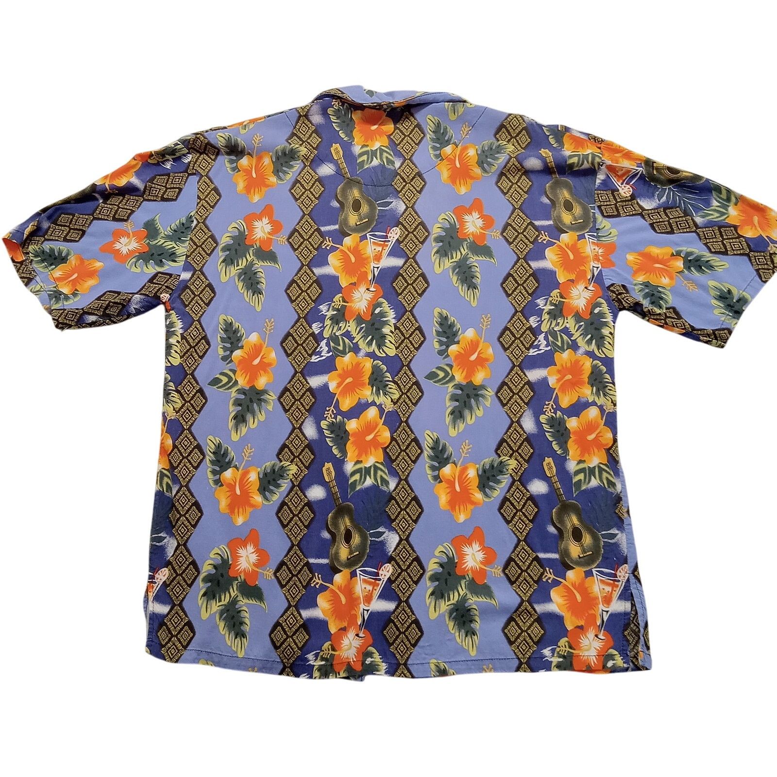 & Other Stories Basix Hawaiian Shirt S Men's Blue Floral Short Sleeve Size US S / EU 44-46 / 1 - 2 Thumbnail