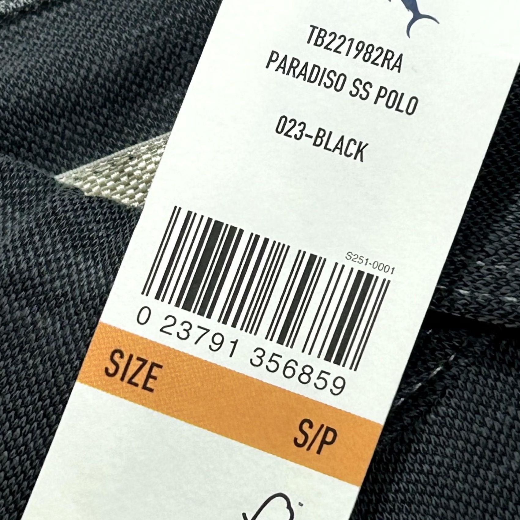 Tommy Bahama Tommy Bahama Paradiso Polo Shirt Mens Small Black Jersey Short Sleeve Modal Polyester SS Polo Solid Size US S / EU 44-46 / 1 - 3 Thumbnail