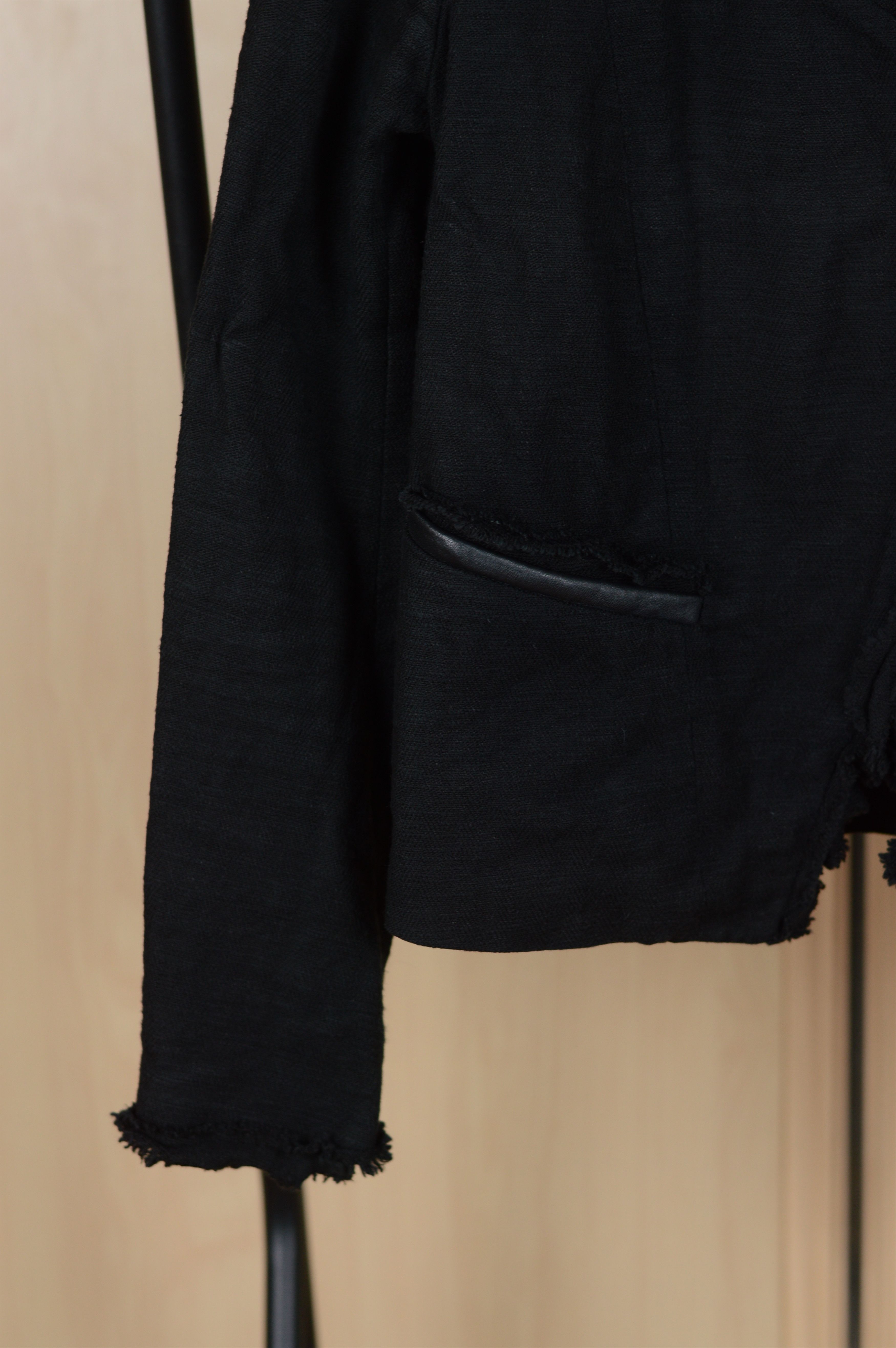 Maje Maje Cotton Jacket Lambskin Details e13 ahead Size XS / US 0-2 / IT 36-38 - 4 Thumbnail