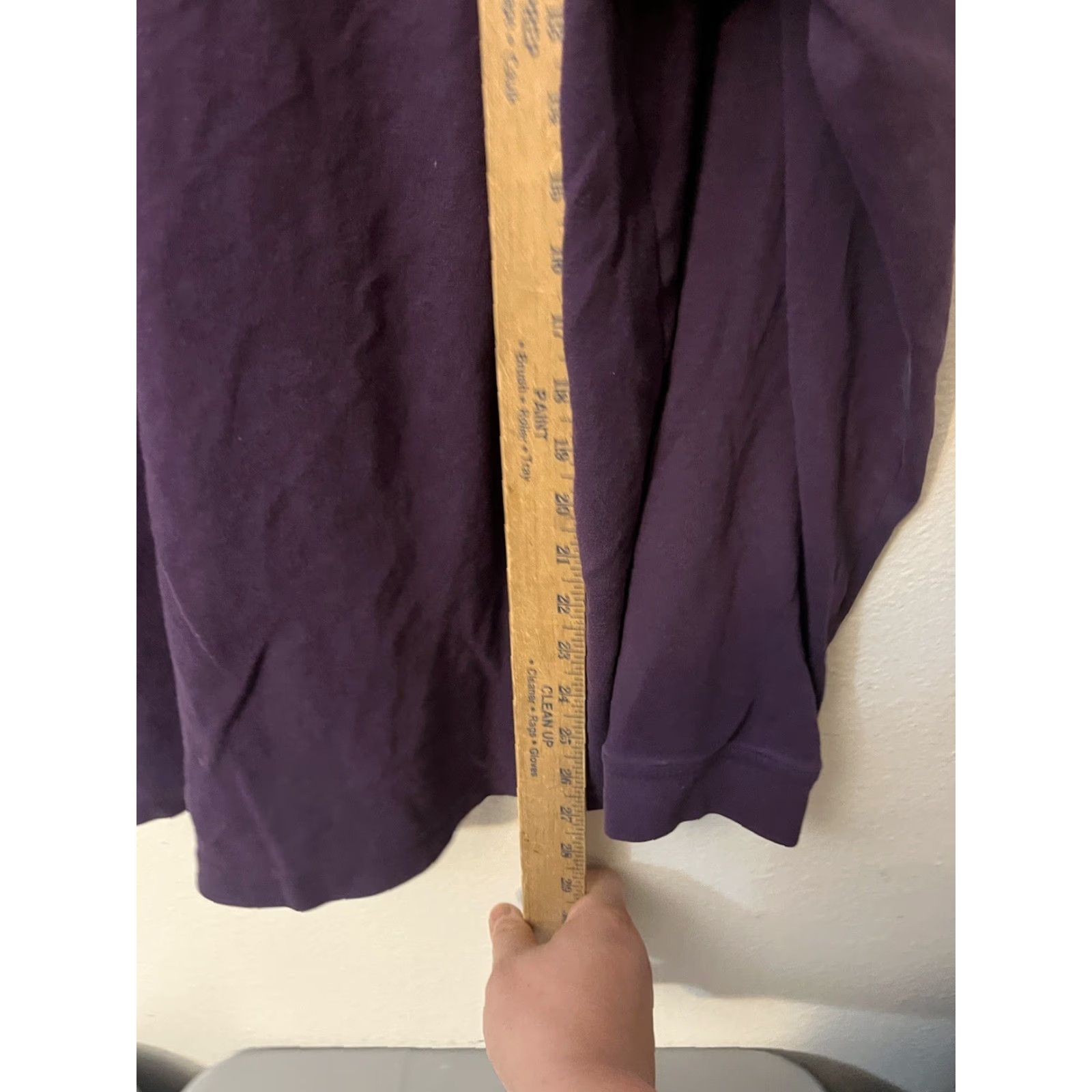 Izod IZOD GOLF Polo Shirt Mens Large Purple Vintage Long Sleeve Size US L / EU 52-54 / 3 - 4 Thumbnail