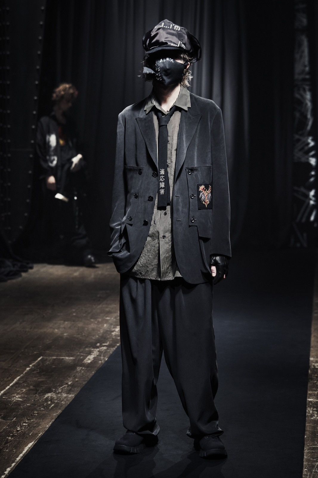 Yohji Yamamoto 21AW Embroidered Patch Silk Jacket Size US L / EU 52-54 / 3 - 1 Thumbnail