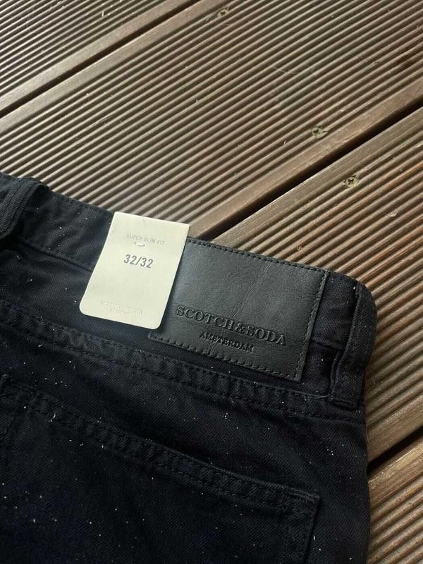 Scotch & Soda Scotch&Soda Black Wide Fit Jeans Medium Size US 32 / EU 48 - 3 Thumbnail