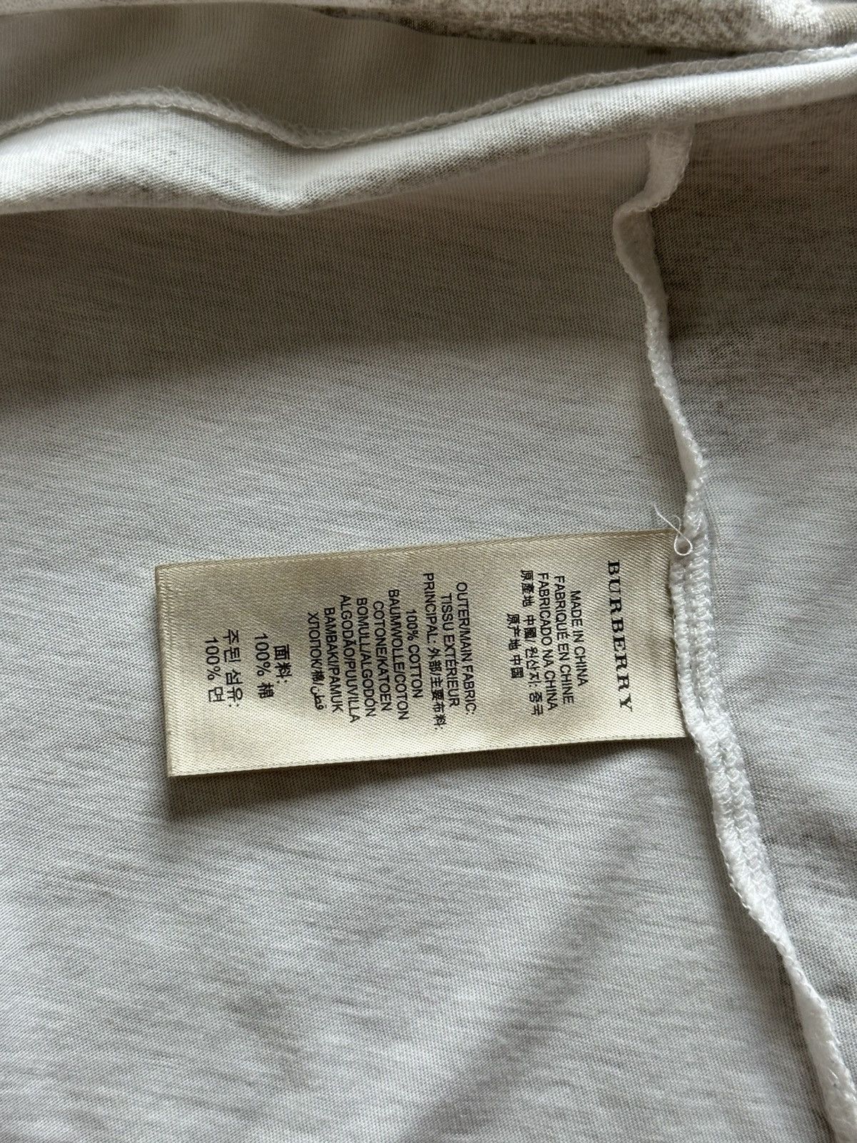 Burberry Burberry Brit all over painted check print tshirt Size US M / EU 48-50 / 2 - 10 Thumbnail