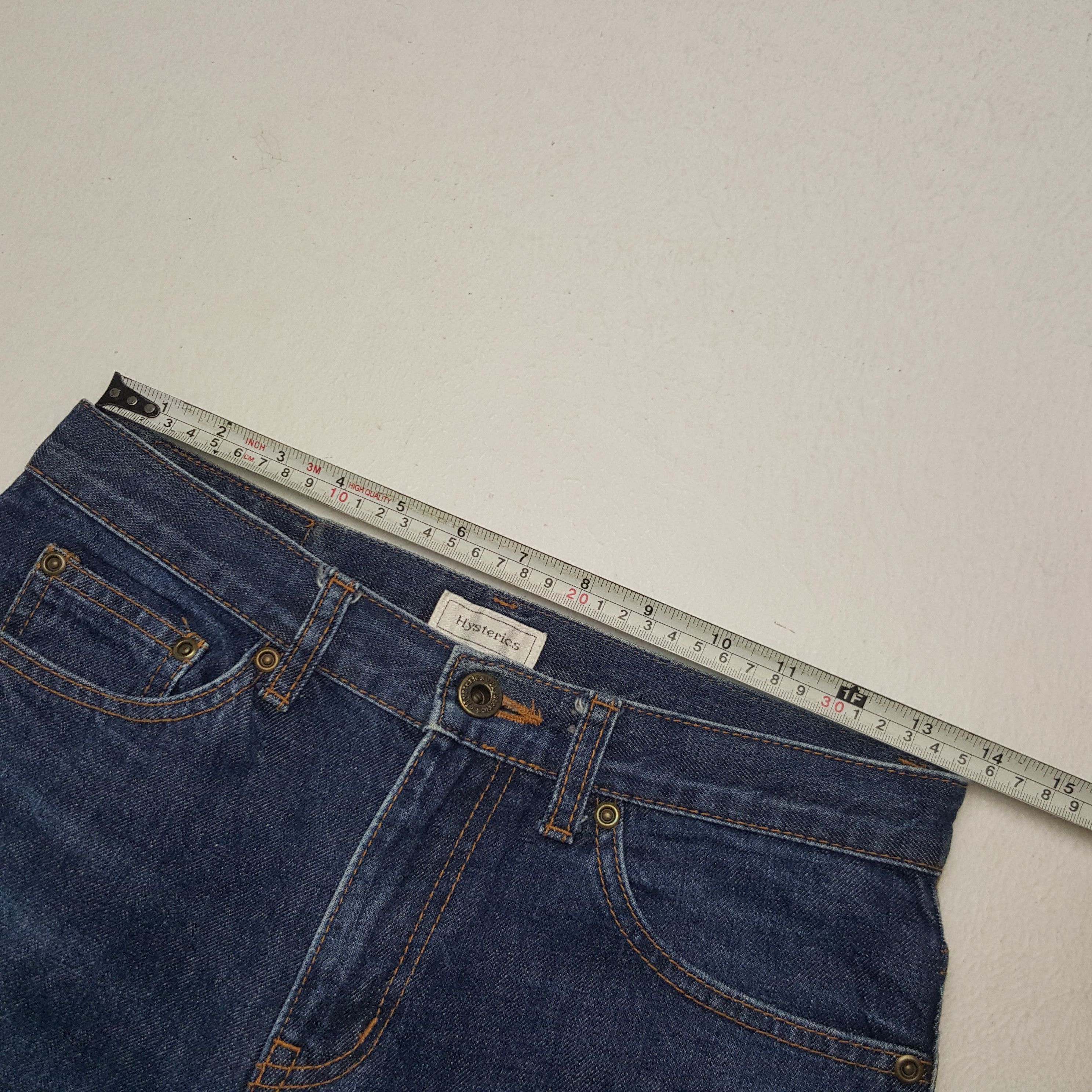 Hysteric Glamour × Japanese Brand × Vintage Vintage Hysteric Glamour Japanese Brand Custom Denim Jeans Size US 27 - 9 Thumbnail