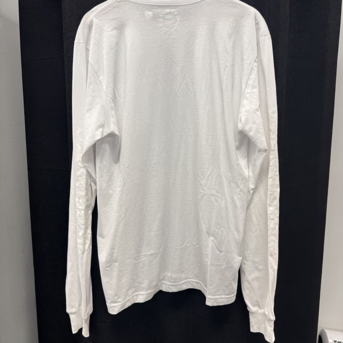 Chrome Hearts Chrome Hearts Script Neck Logo Triple White Long Sleeve Size US L / EU 52-54 / 3 - 4 Thumbnail
