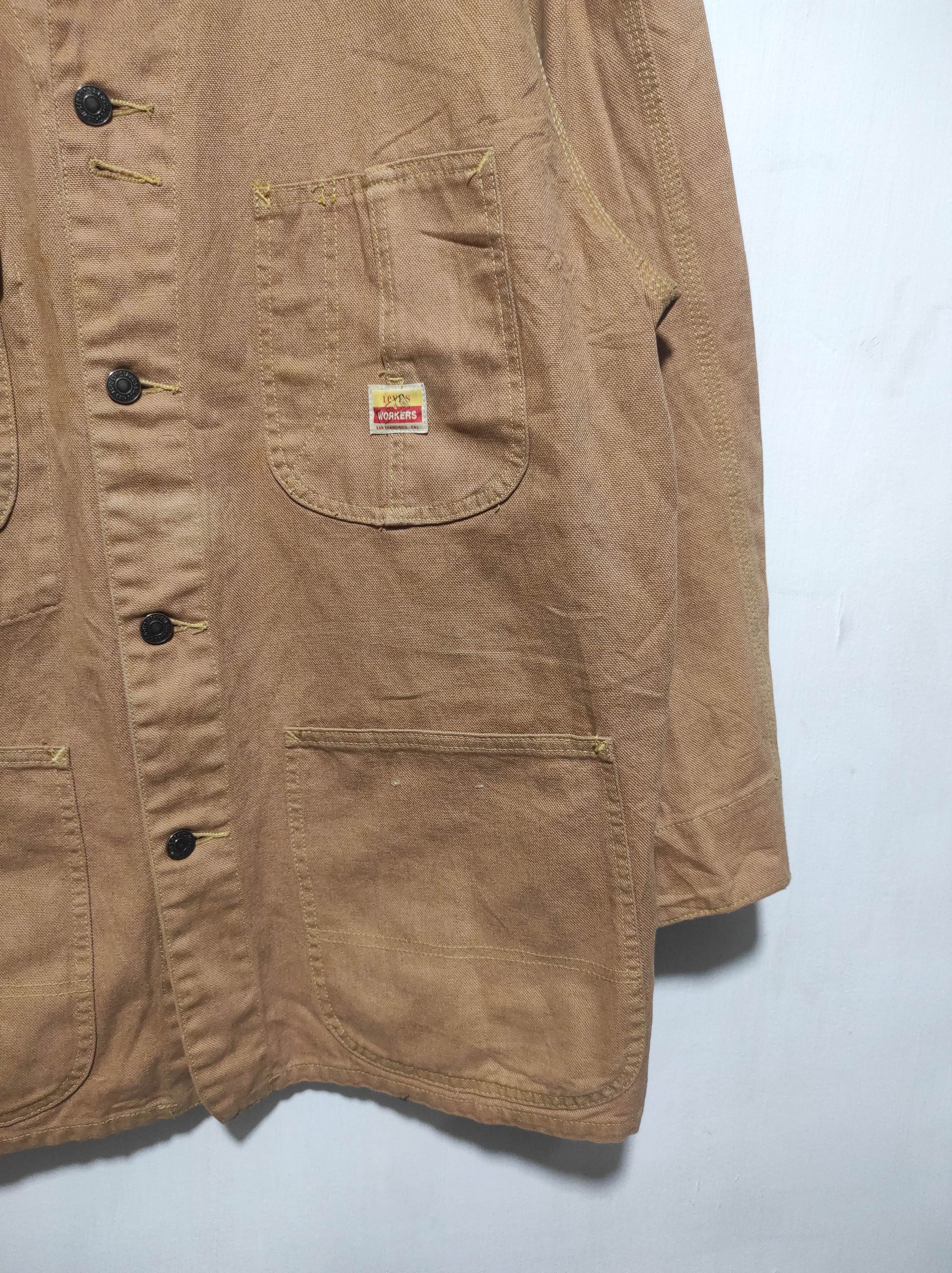 Levi's Vintage Clothing Vintage Levi’s Workers San Fancisco Chore Jacket Size US L / EU 52-54 / 3 - 4 Thumbnail