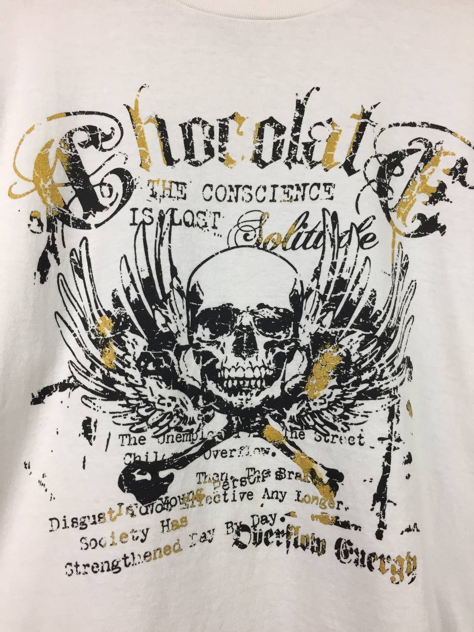 Beaumere Beaumere Skull Graphic Grunge Y2K Goth Long Sleeve Tee Size US XL / EU 56 / 4 - 4 Thumbnail