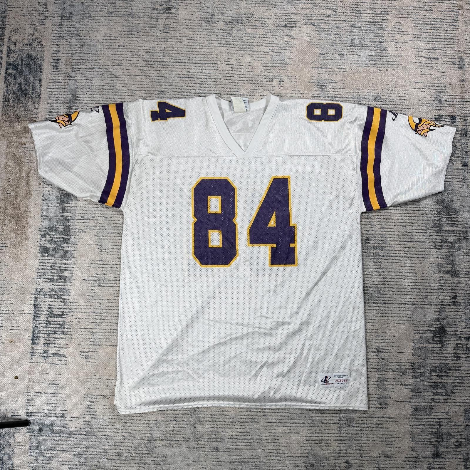 Logo Athletic 90s Vintage Randy Moss Minnesota Vikings Jersey Size US XL / EU 56 / 4 - 1 Thumbnail