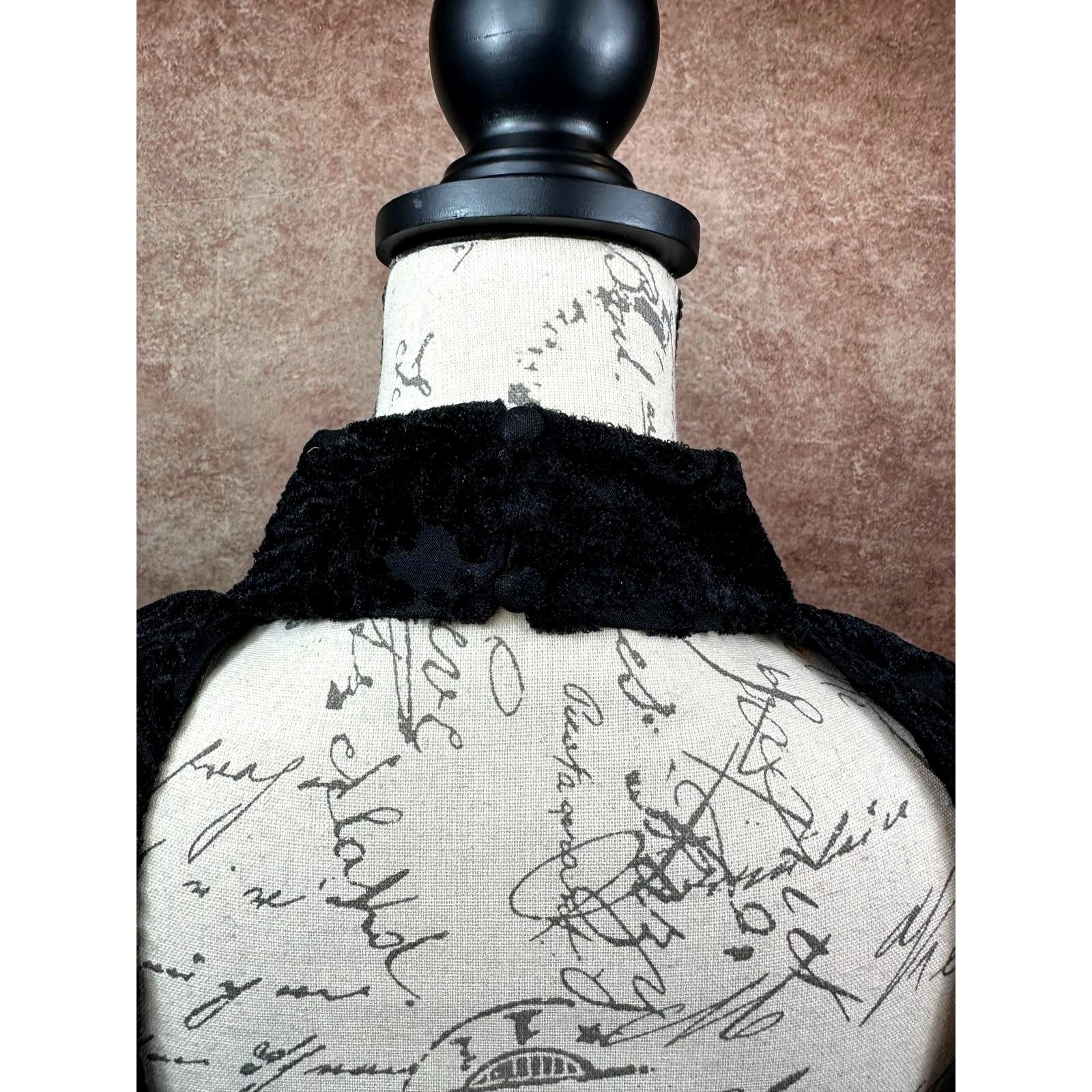 Other 1. State High Neck Open Back Long Sleeve Blouse Rich Black M Size M / US 6-8 / IT 42-44 - 14 Thumbnail