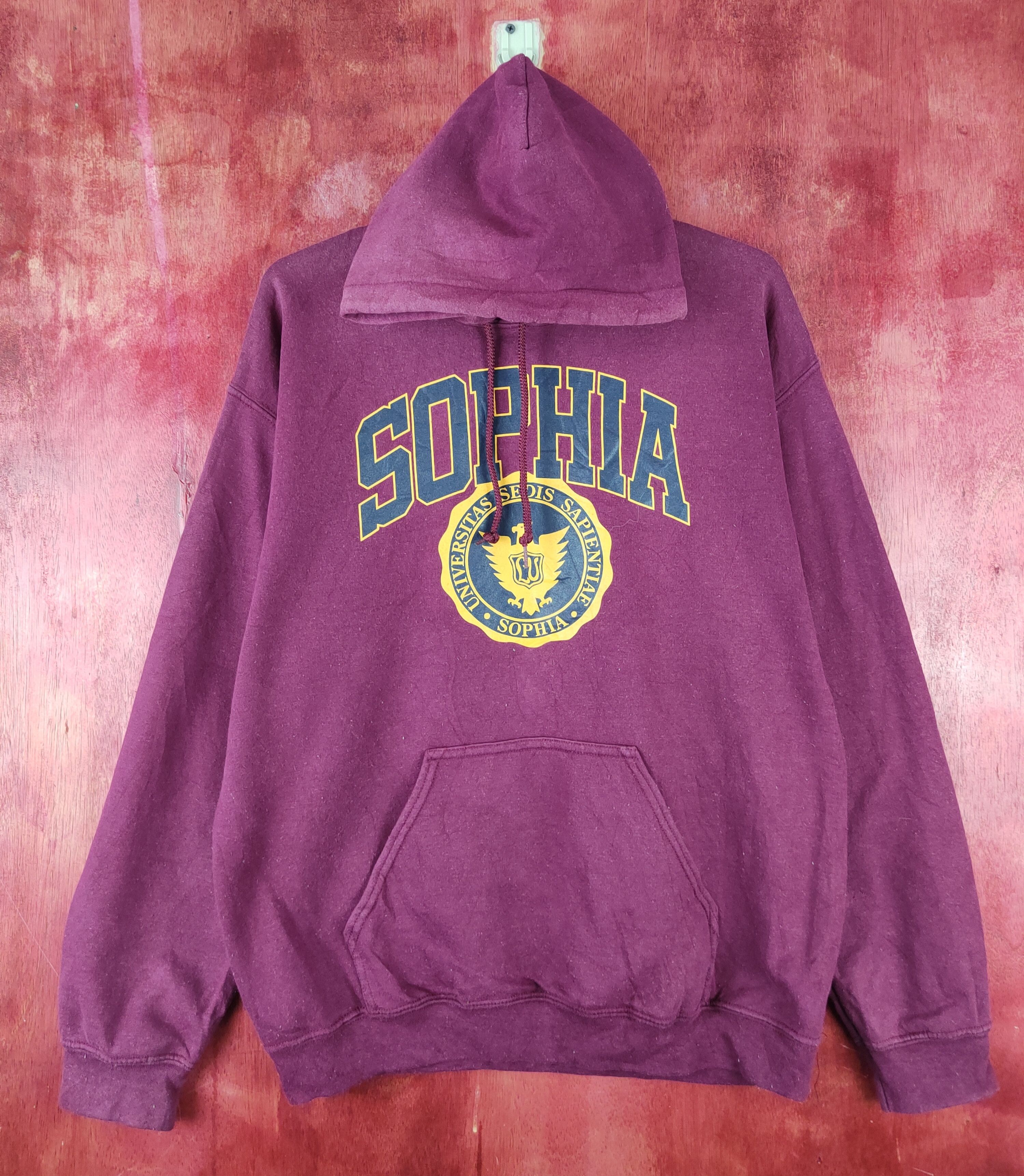 Japanese Brand Sophia university vintage Hoodie Sweatshirts #S2400 Size M / US 6-8 / IT 42-44 - 1 Thumbnail