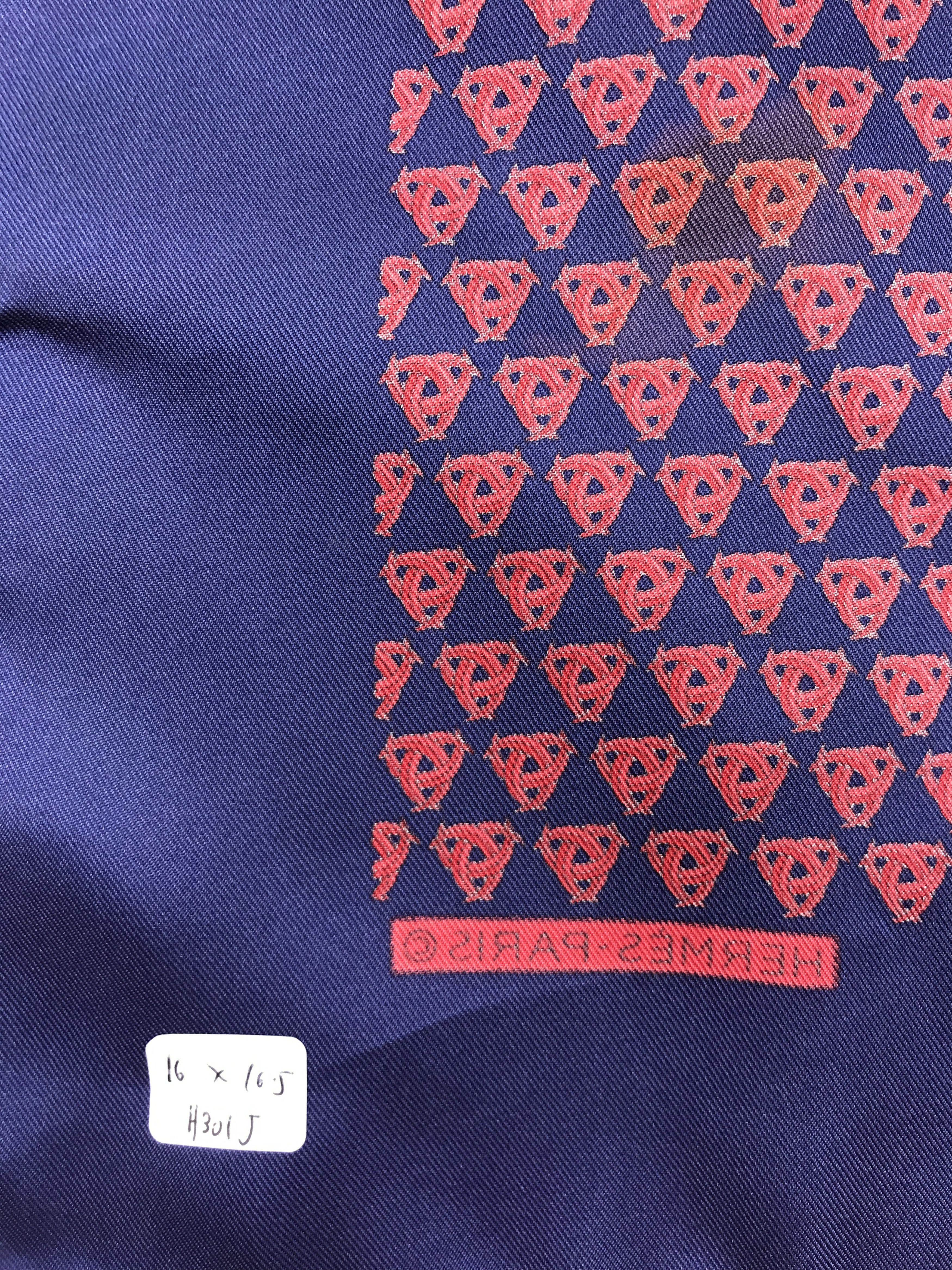 Hermes × Vintage Vintage Hermes Bandana Neckerchief Handkerchief Size ONE SIZE - 5 Thumbnail