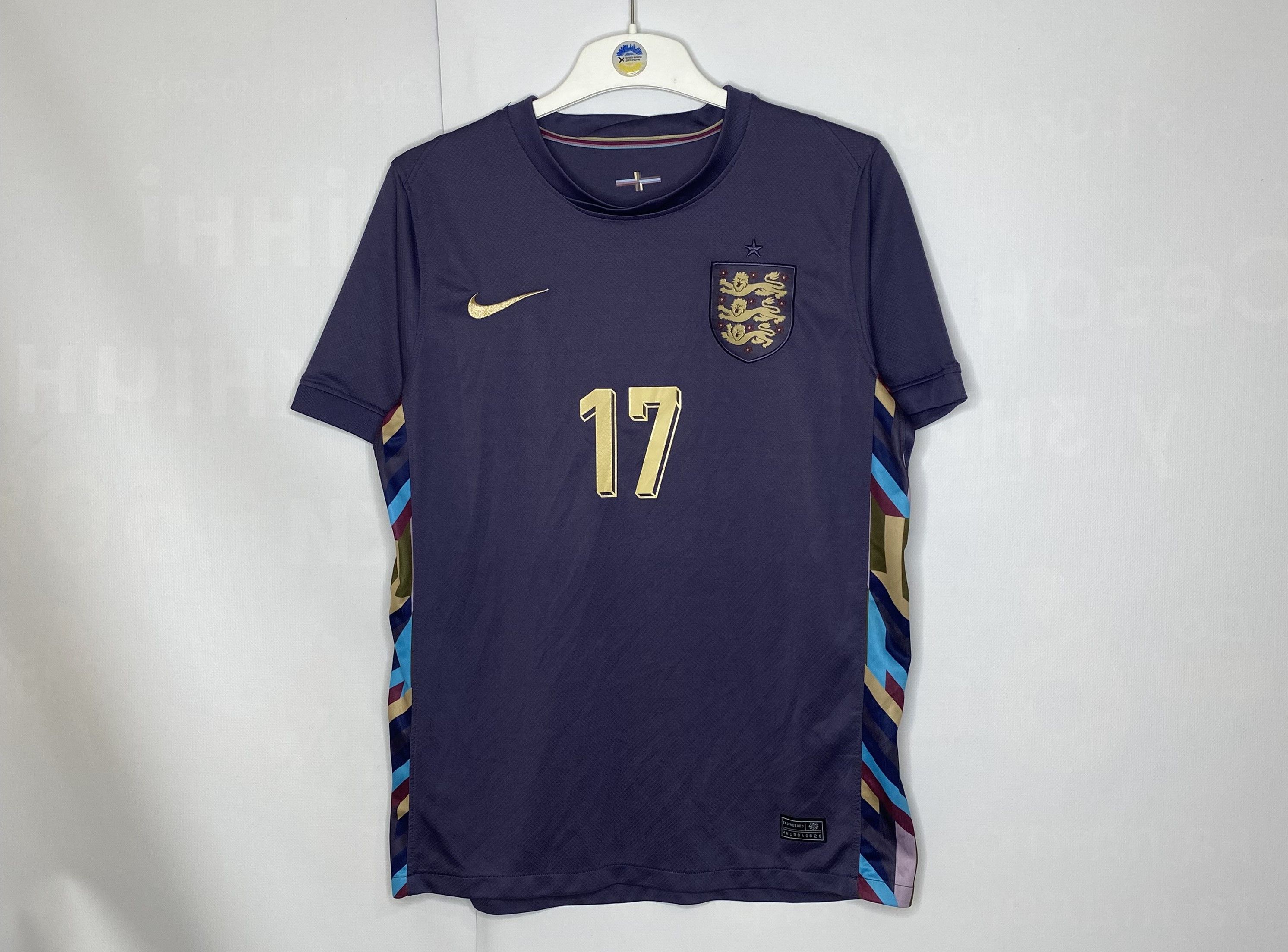 Nike × UEFA ENGLAND TEAM 2024 2025 AWAY FOOTBALL SHIRT SOCCER JERSEY Size US M / EU 48-50 / 2 - 1 Thumbnail