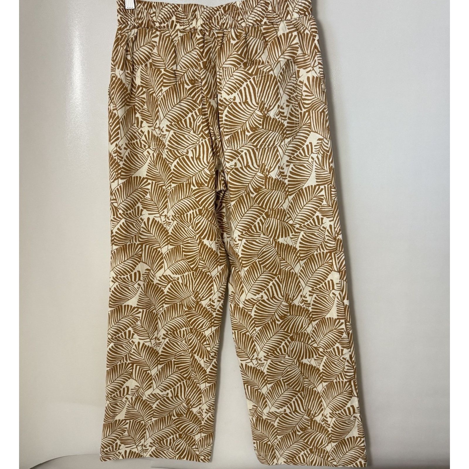 Other Marc New York Wide Leg Linen Pants Tropical Coconutgirl Size 28" / US 6 / IT 42 - 2 Thumbnail