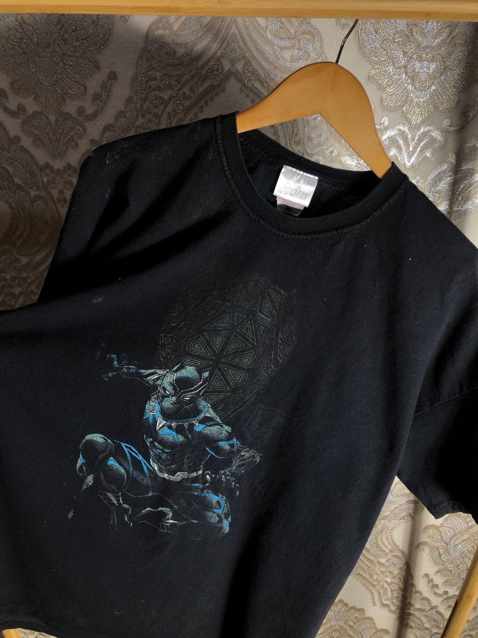 Cartoon Network × Vintage VERY RARE MARVEL COMICS BLACK PANTHER T-SHIRT BIG LOGO Y2K Size US XXL / EU 58 / 5 - 2 Thumbnail