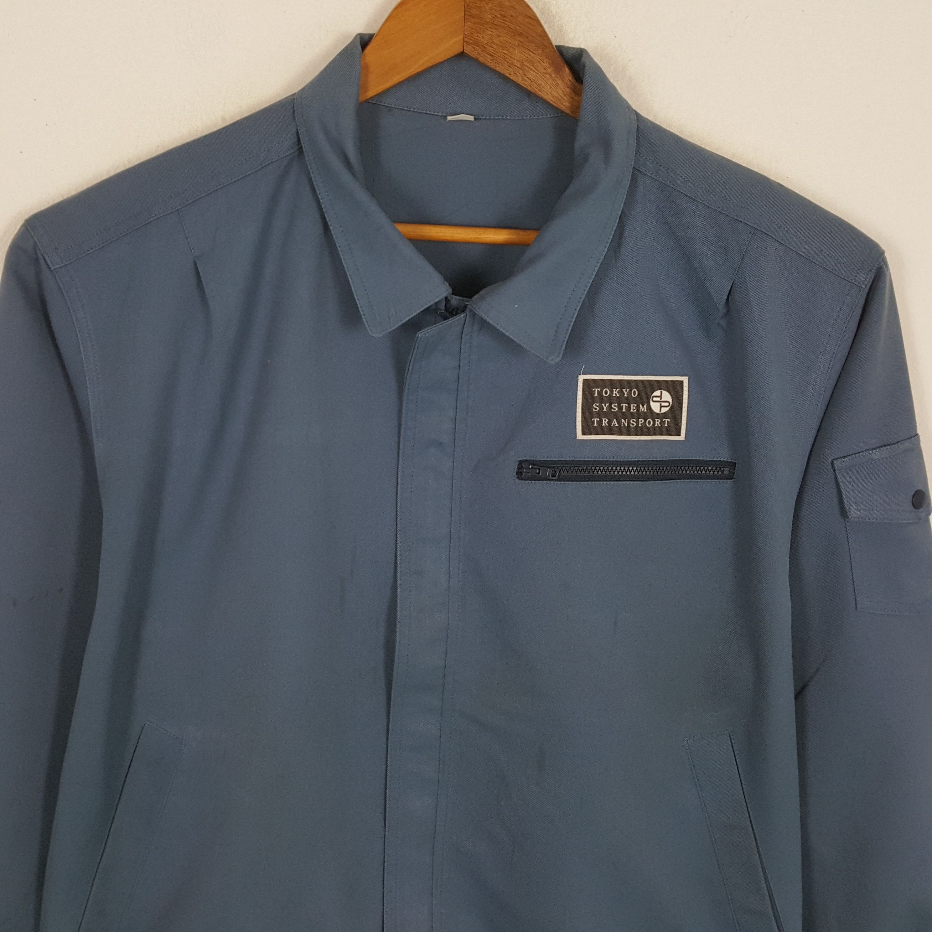 Japanese Brand × Vintage Vintage TOKYO SYSTEM TRANSPORT Staff Crew Jacket Size US L / EU 52-54 / 3 - 2 Thumbnail